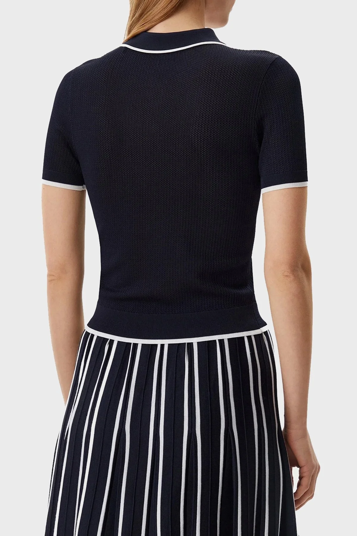 Guess Logolu Slim Fit Düğmeli V5GP00Z3D60 Bayan Polo Yaka T Shirt V5GP00 Z3D60 A71W LACİVERT - 8