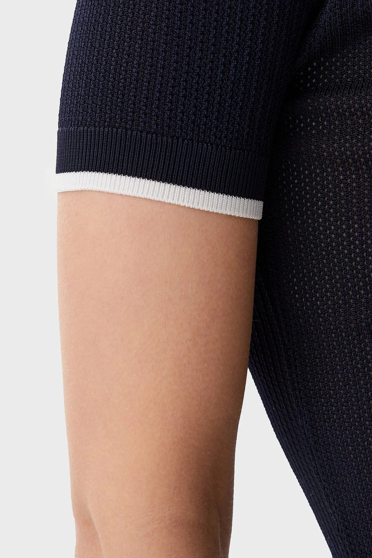 Guess Logolu Slim Fit Düğmeli V5GP00Z3D60 Bayan Polo Yaka T Shirt V5GP00 Z3D60 A71W LACİVERT - 10