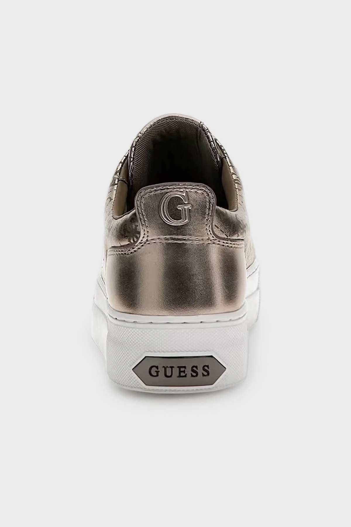 Guess Logolu Sneaker Bayan Ayakkabı FL7GNLFAL12 PEWTE KAHVE - 3