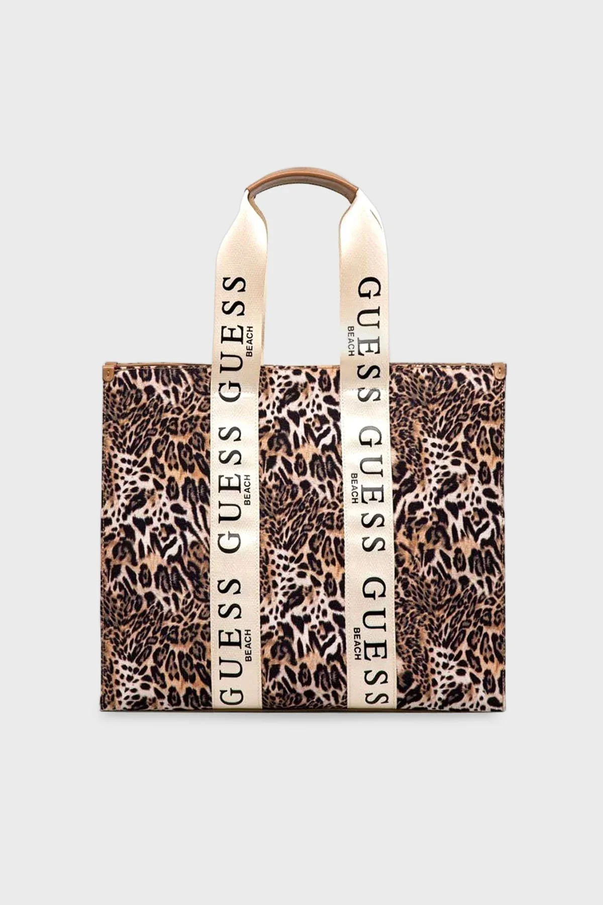 Guess Logolu Tamamı Baskılı Printed Bayan Çanta E3GZ09WFCE0 P122 KAHVE - 1