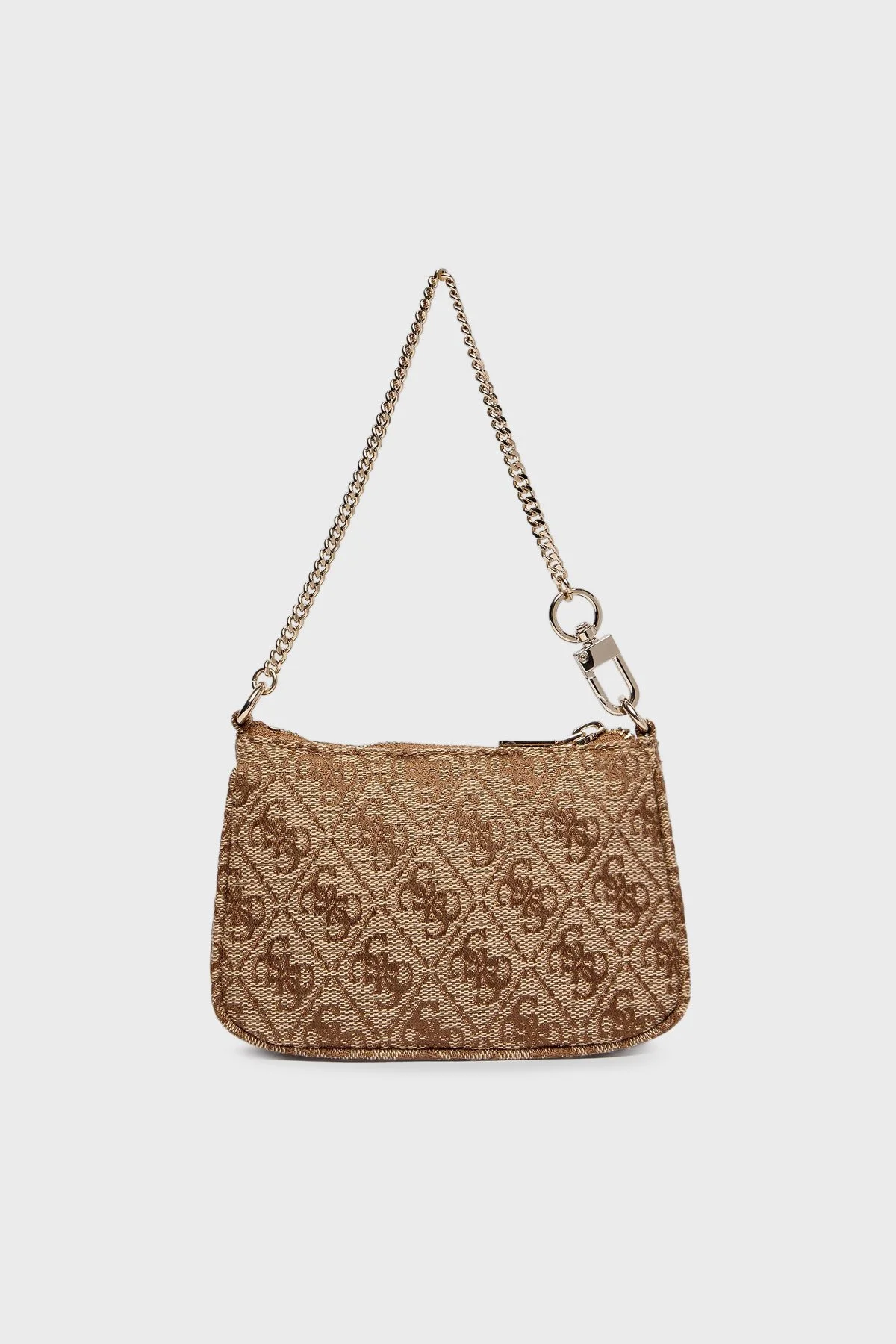 Guess Logolu Taşlı Çanta ve Cüzdan GFBOXWP6101 Bayan Hediye Seti GFBOXW P6101 LTL KAHVE - 4