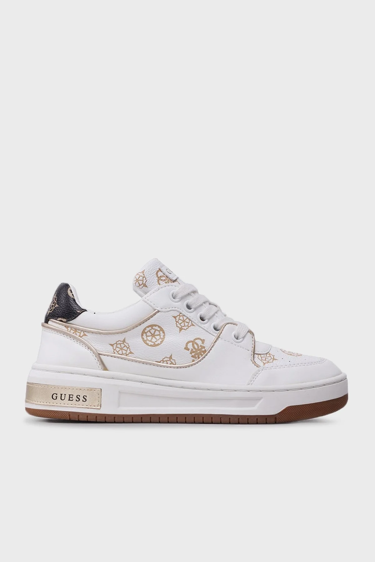 Guess Logolu Tokyo Sneaker Bayan Ayakkabı FL5TKY FAL12 OFWHI BEYAZ - 1