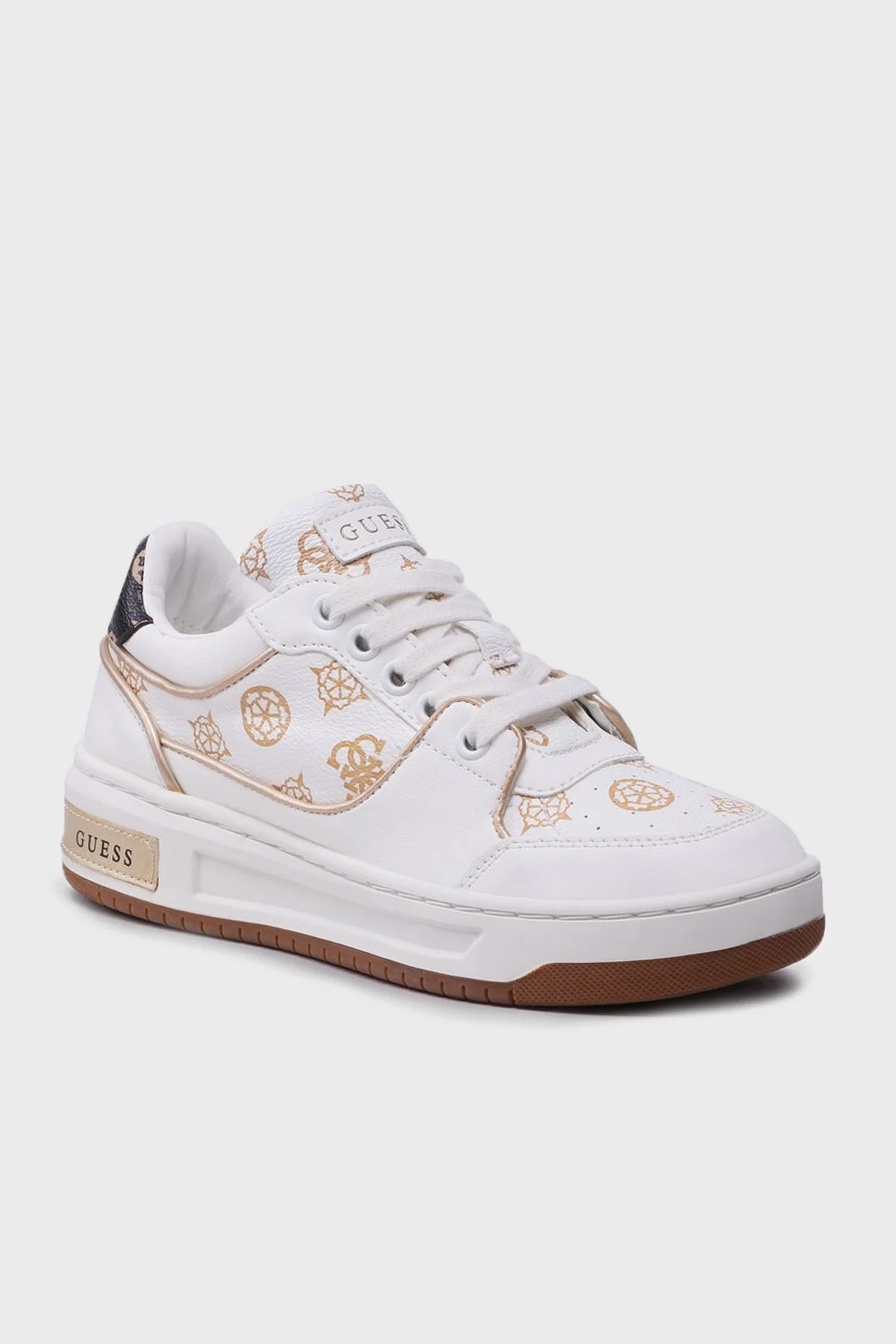 Guess Logolu Tokyo Sneaker Bayan Ayakkabı FL5TKY FAL12 OFWHI BEYAZ - 2