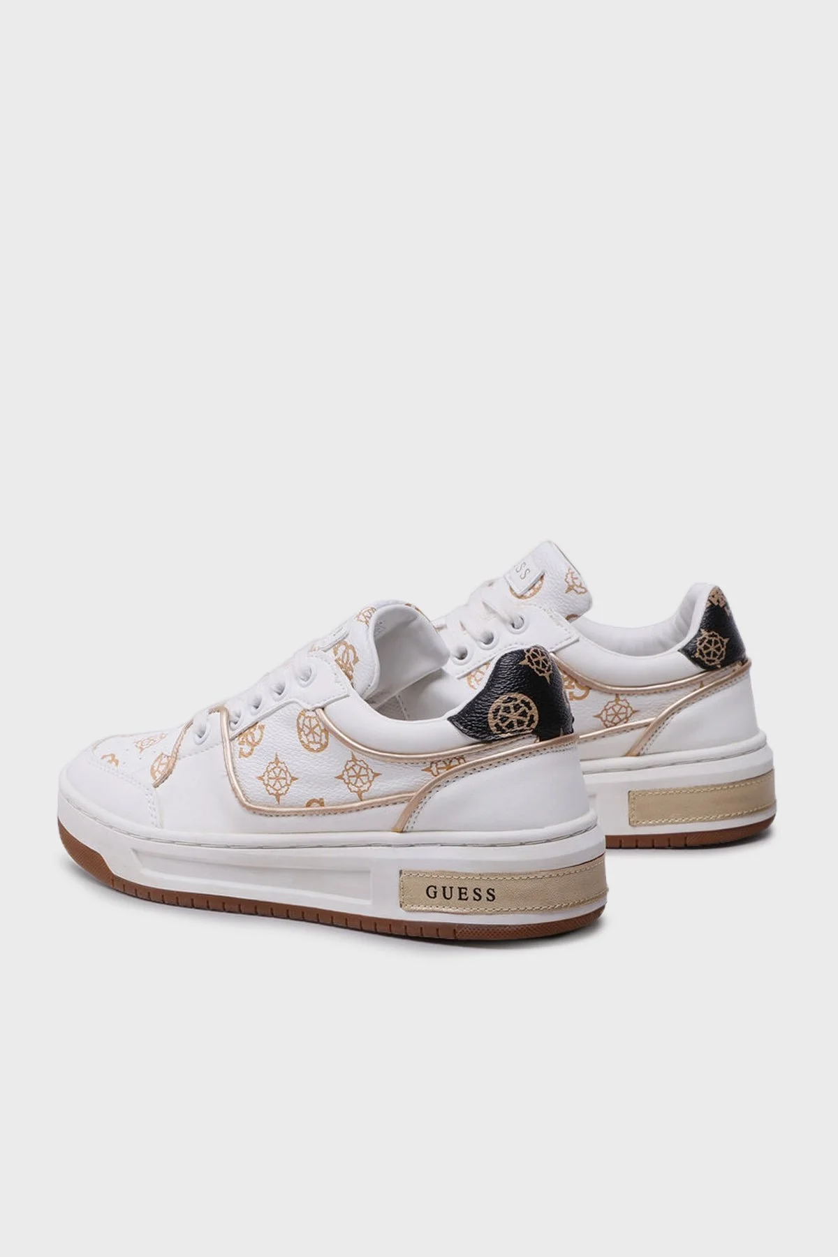 Guess Logolu Tokyo Sneaker Bayan Ayakkabı FL5TKY FAL12 OFWHI BEYAZ - 3