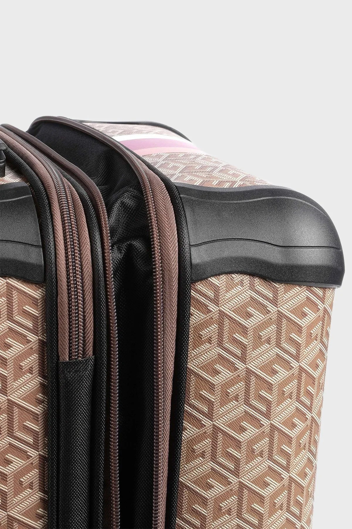 Guess Logolu Wilder Kabin Boy Bayan Valiz TWS74529430 TPG KAHVE - 5