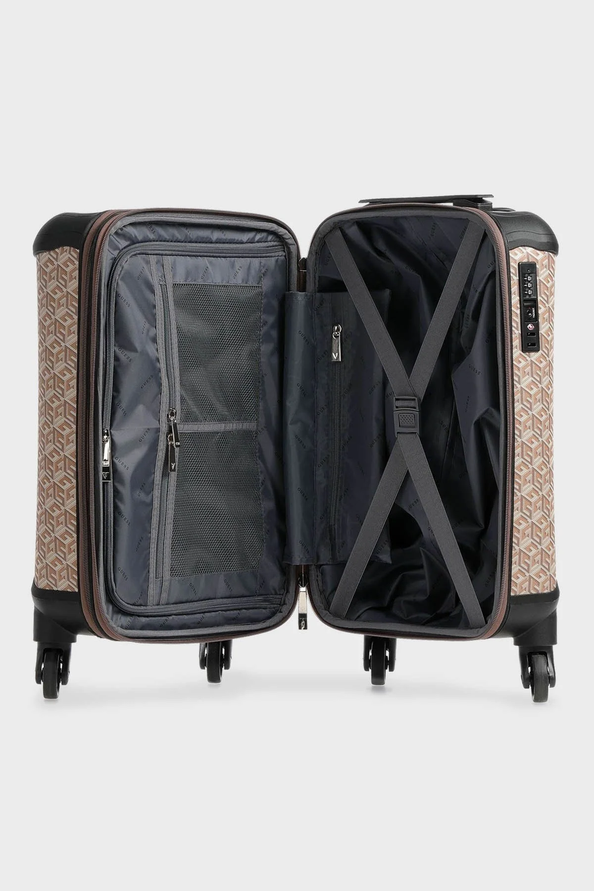 Guess Logolu Wilder Kabin Boy Bayan Valiz TWS74529430 TPG KAHVE - 7