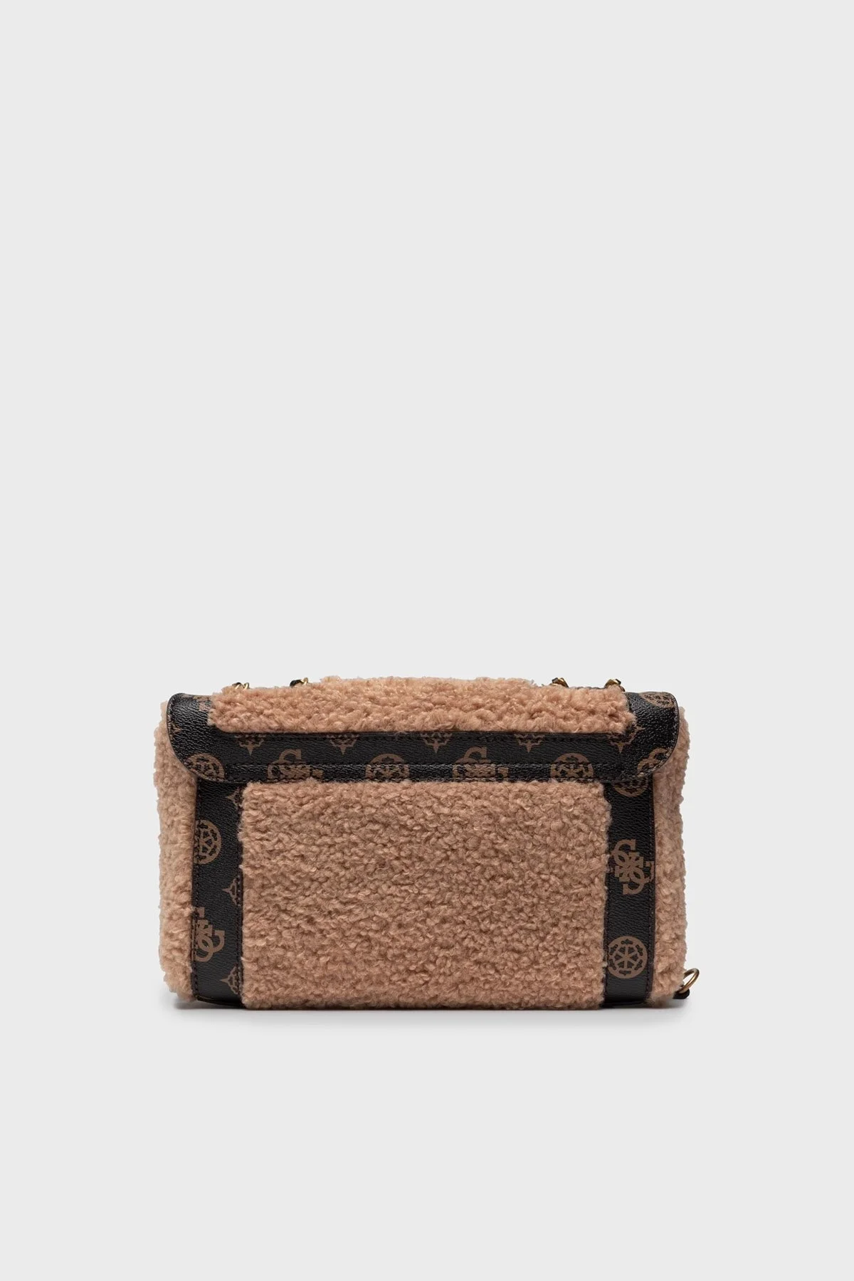 Guess Logolu Yumuşak Dokulu Zincir Askılı Always Bayan Çanta HWWS8425210 MCM KAHVE - 5