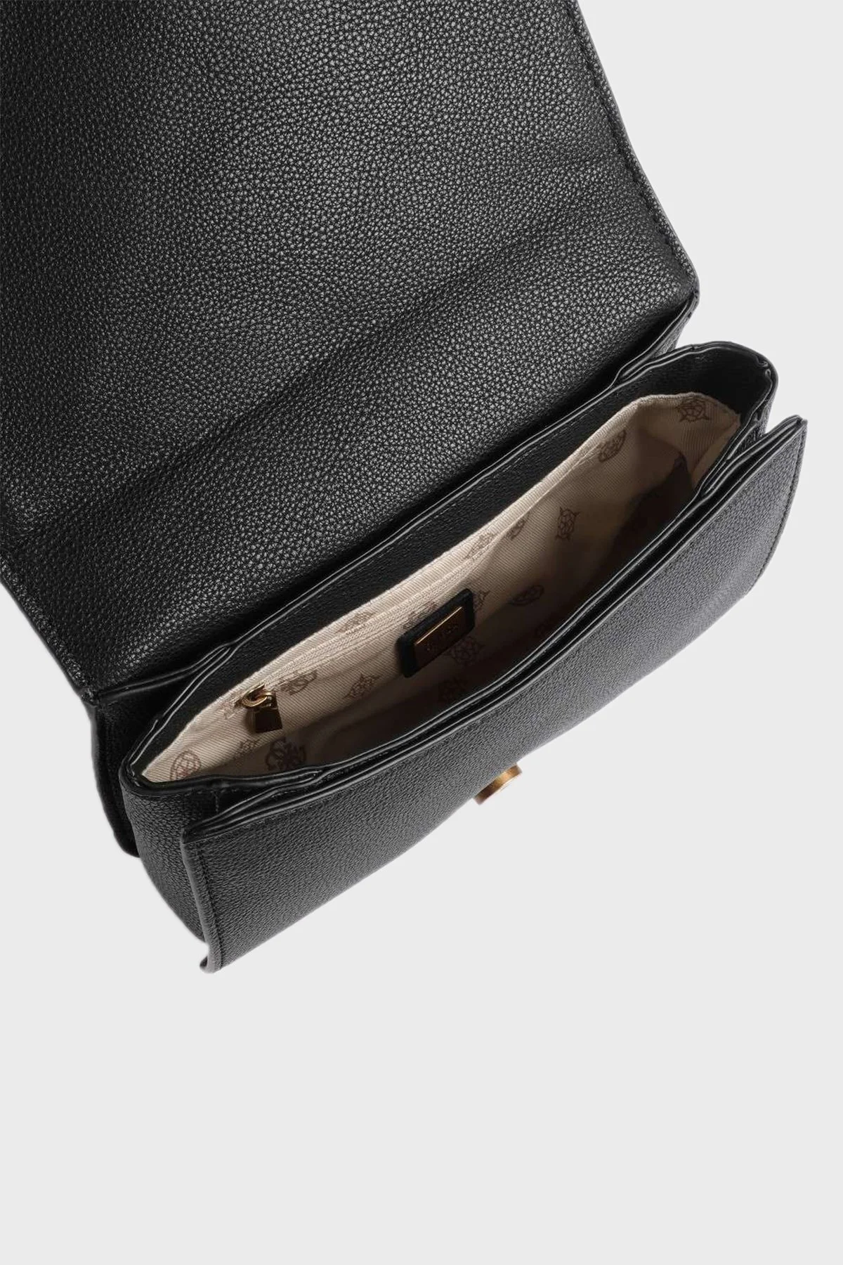 Guess Logolu Zincir Askılı Abey Bayan Çanta HWQB8558190 BLA SİYAH - 4