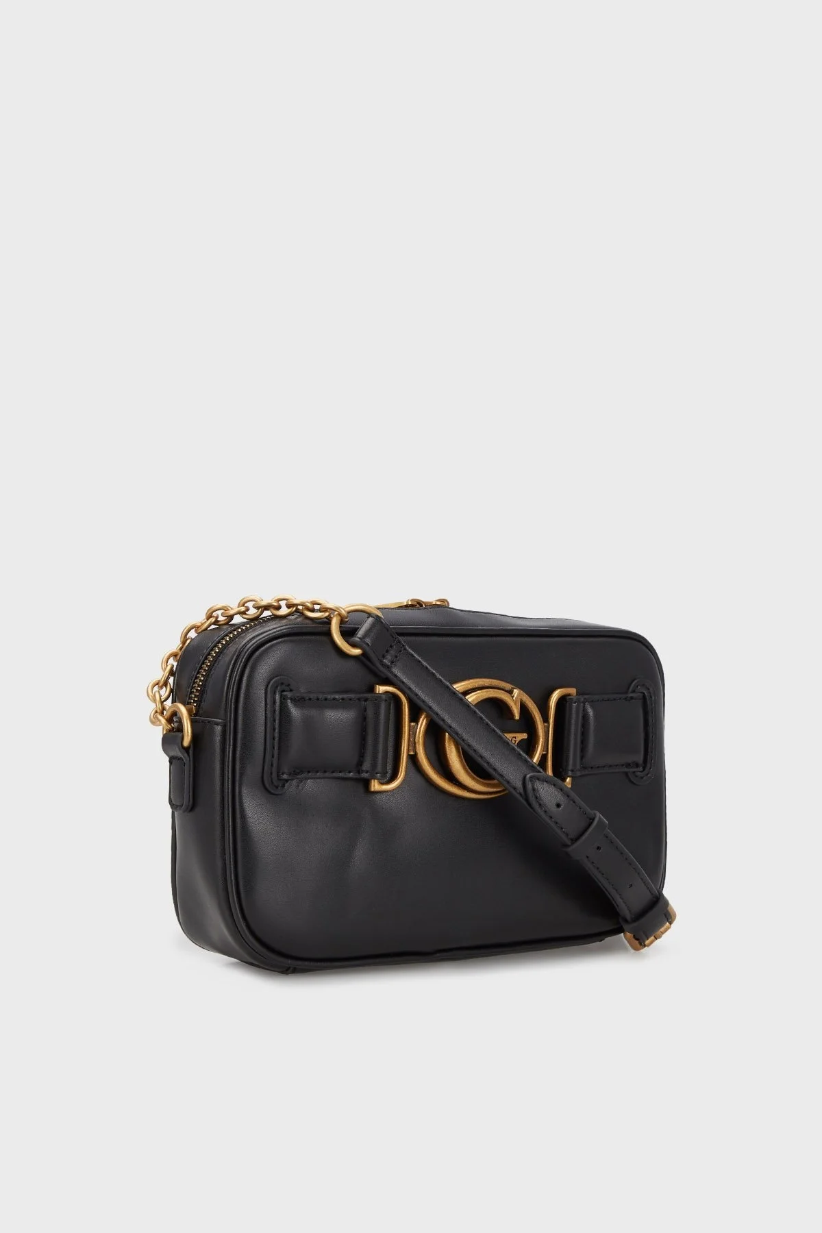 Guess Logolu Zincir Askılı Aviana Bayan Çanta HWVB8414140 BLA SİYAH - 2