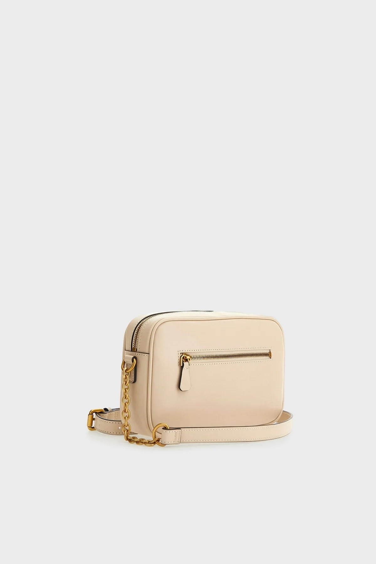 Guess Logolu Zincir Askılı Aviana Bayan Çanta HWVB8414140 LGR BEJ - 4