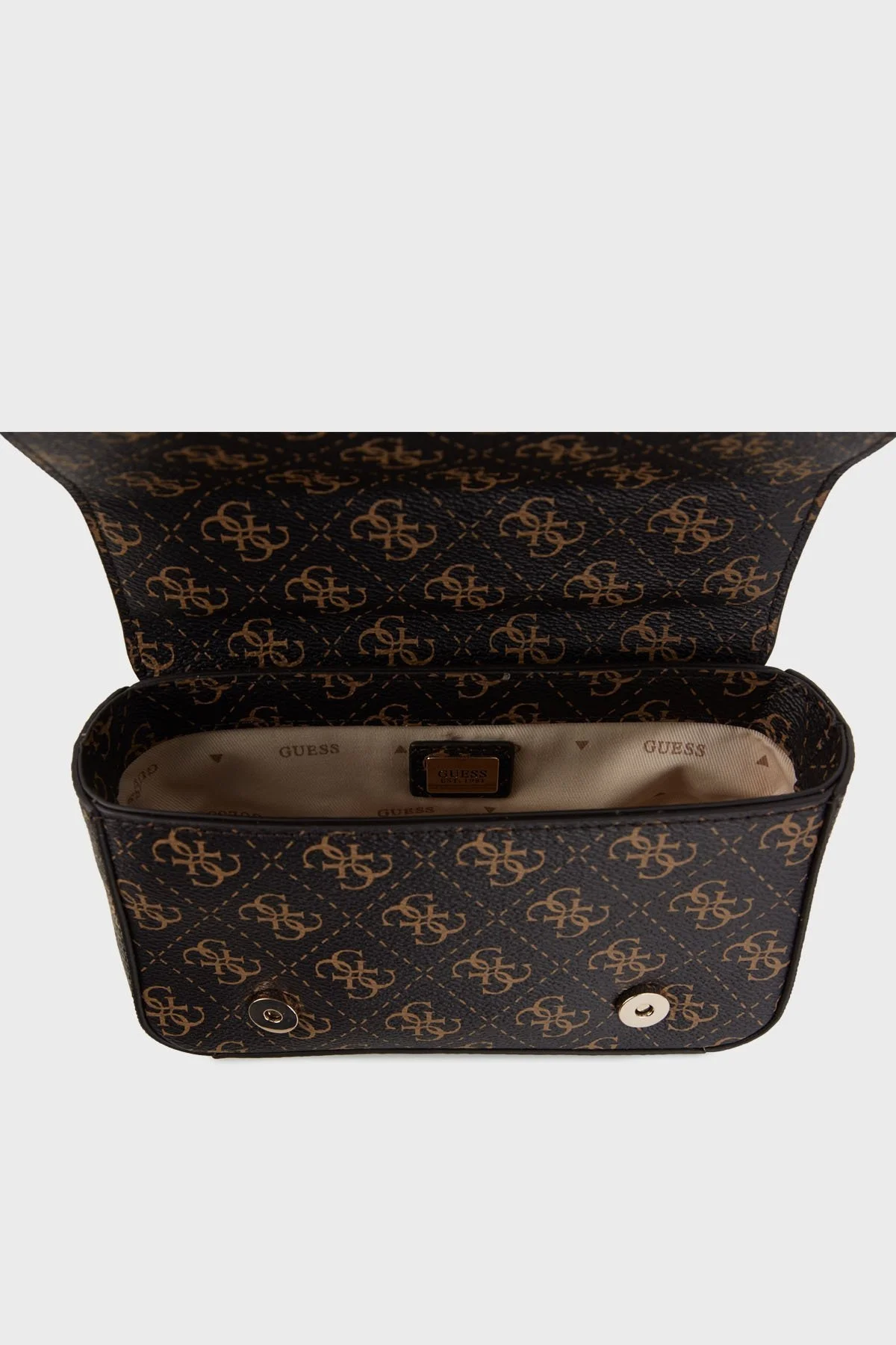 Guess Logolu Zincir Askılı Didi Bayan Çanta HWQG8744780 BNL KAHVE - 4