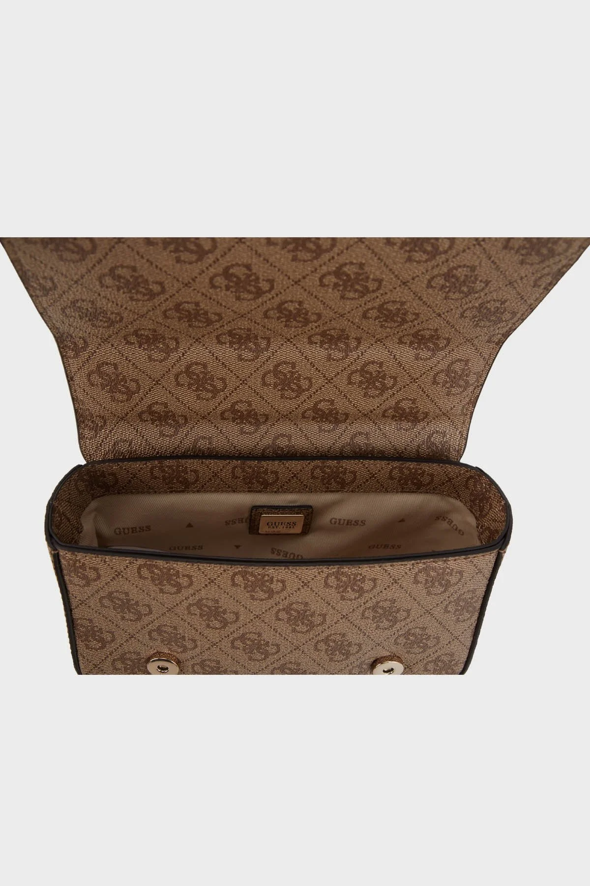 Guess Logolu Zincir Askılı Didi Bayan Çanta HWSG8744780 LTL KAHVE - 4