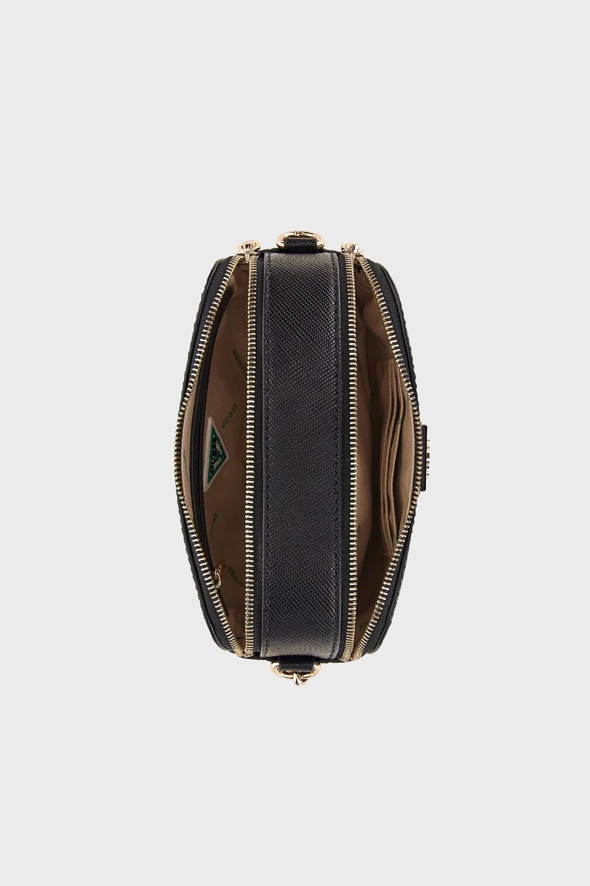 Guess Logolu Zincir Askılı Eco Bayan Çanta HWEVG873714 BLA SİYAH - 3