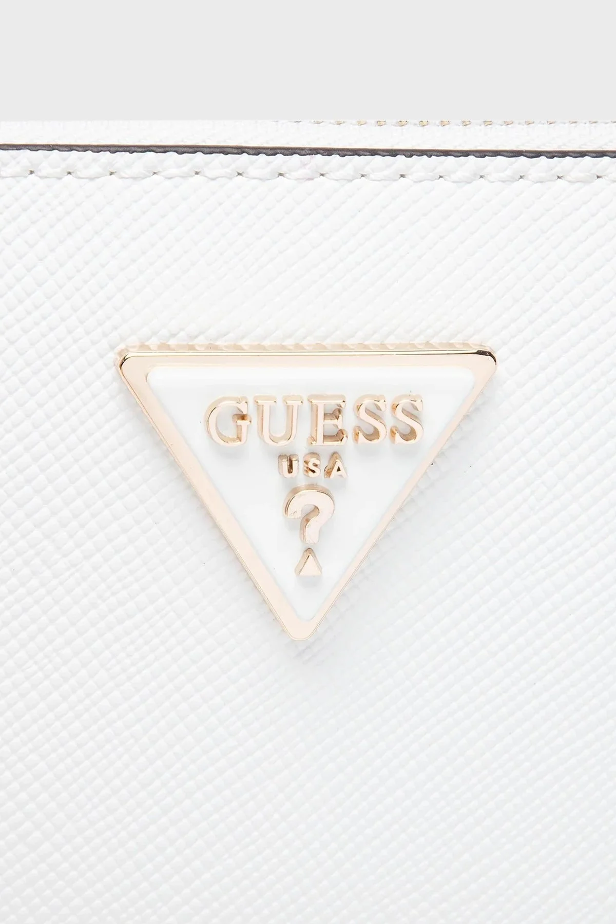 Guess Logolu Zincir Askılı Fermuarlı Noelle Bayan Çanta HWZG7879140 WHI BEYAZ - 4