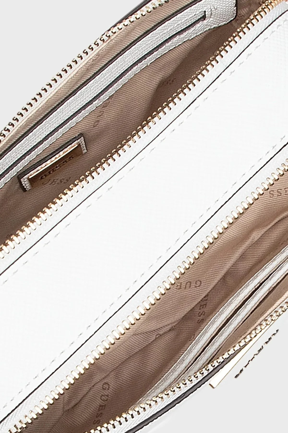 Guess Logolu Zincir Askılı Fermuarlı Noelle Bayan Çanta HWZG7879140 WHI BEYAZ - 7