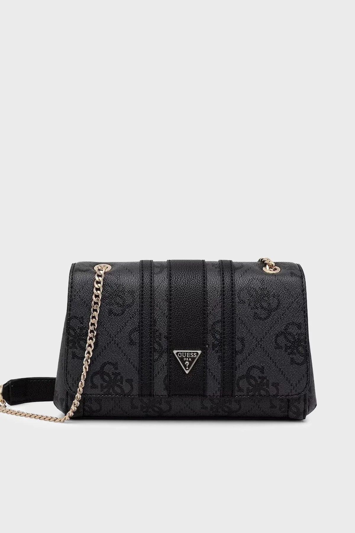 Guess Logolu Zincir Askılı HWSS9672210 Kadın Çanta HWSS96 72210 CLO ANTRASİT - 1