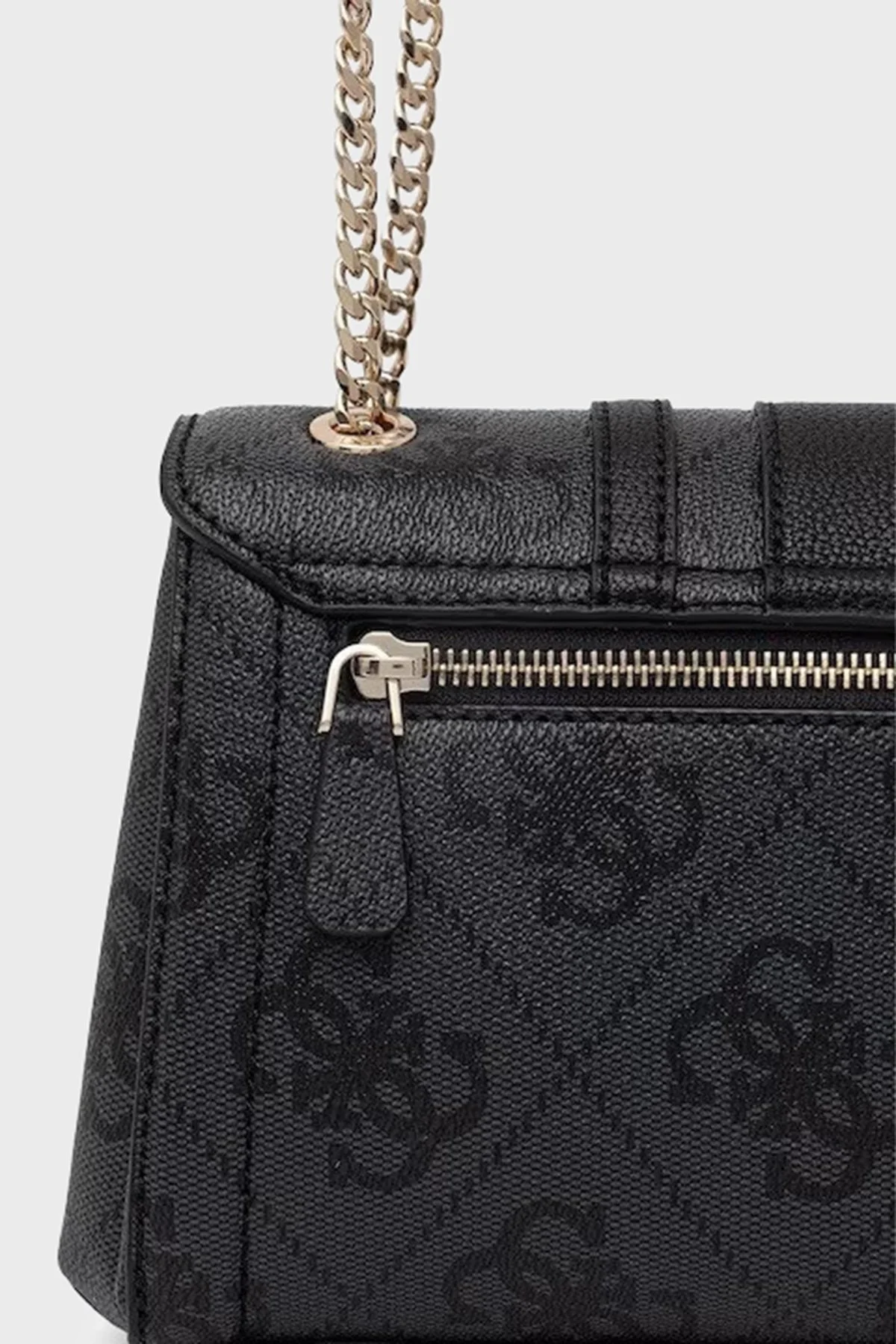 Guess Logolu Zincir Askılı HWSS9672210 Kadın Çanta HWSS96 72210 CLO ANTRASİT - 2