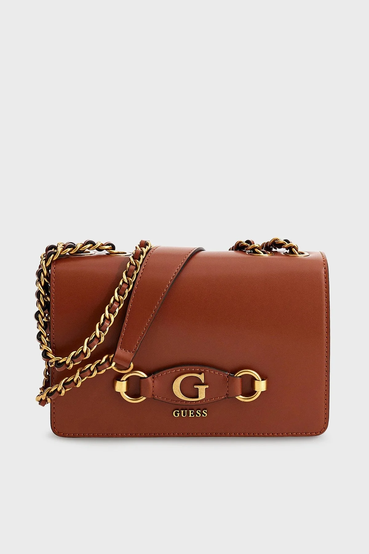 Guess Logolu Zincir Askılı Izzy Bayan Çanta HWVB8654210 WKY BORDO - 1