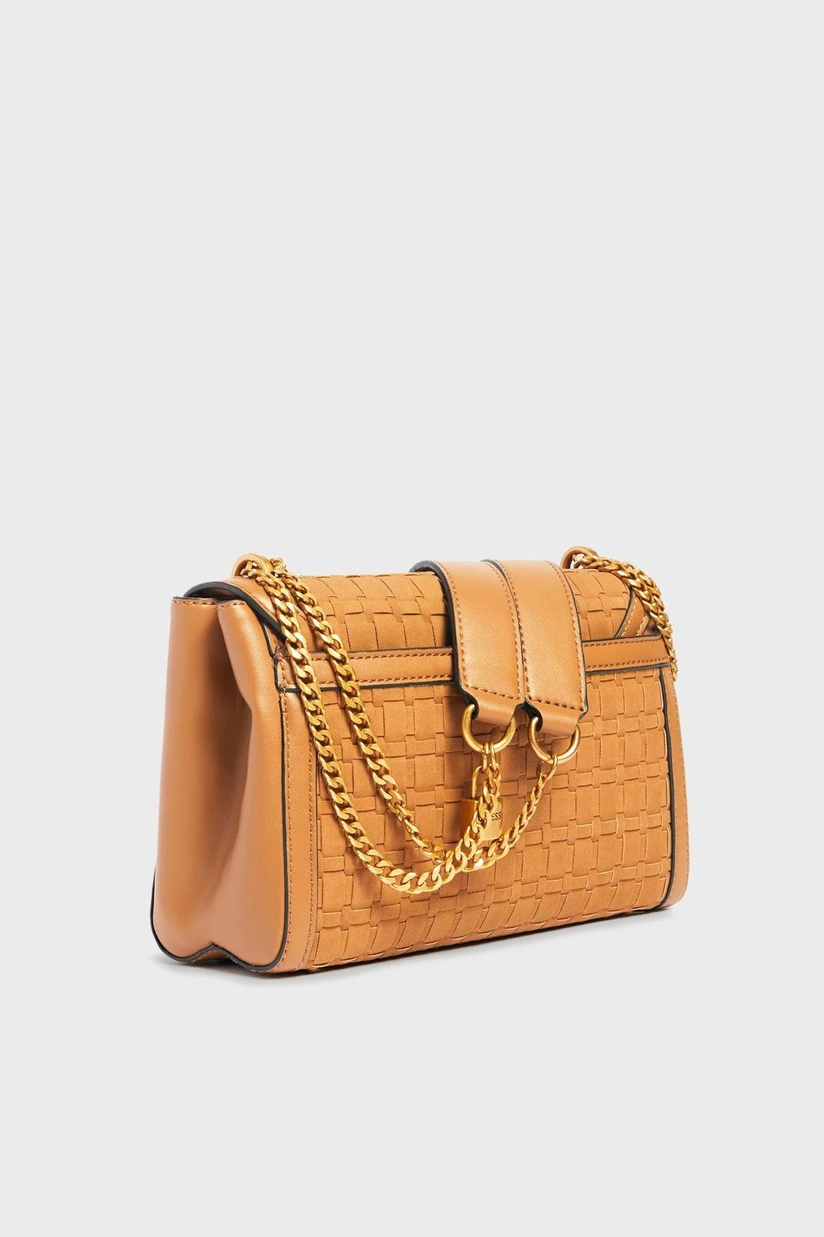 Guess Logolu Zincir Askılı Katey Bayan Çanta HWWS7870190 TAN TABA - 4