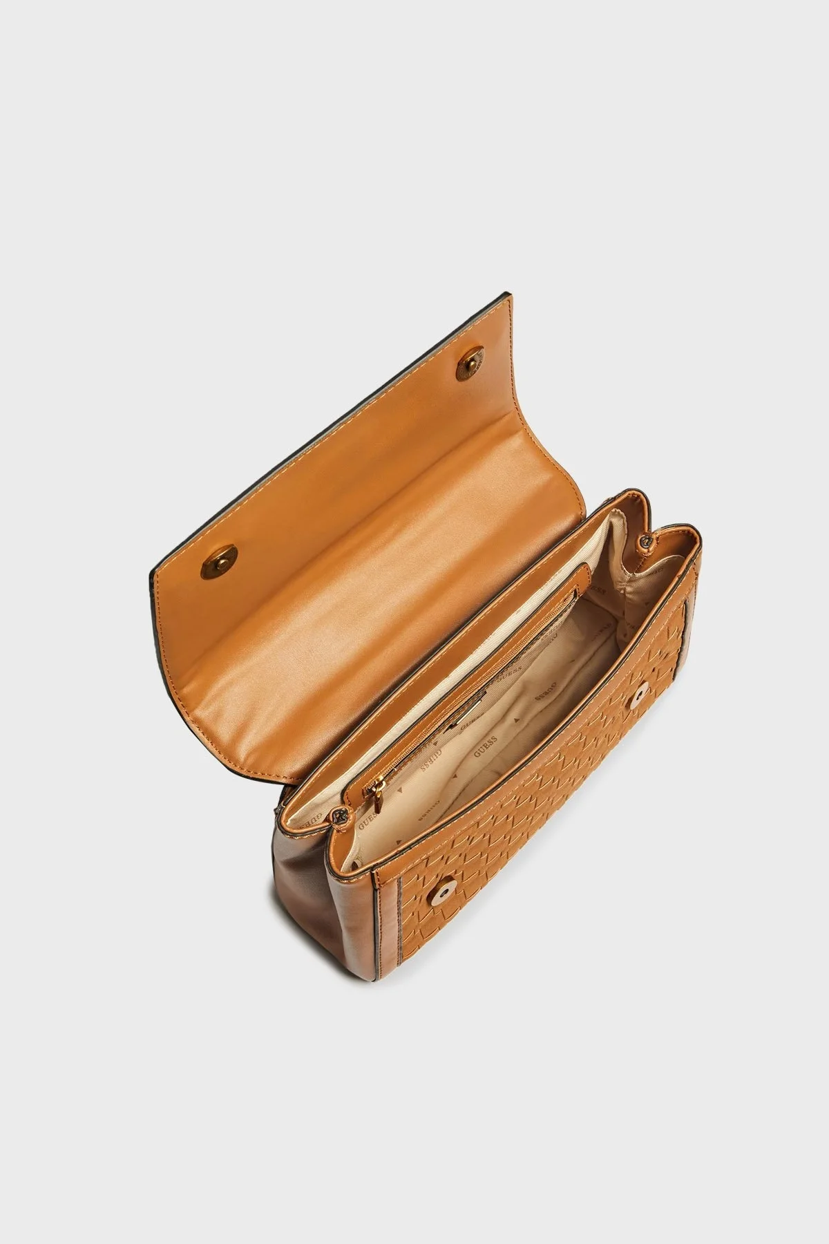 Guess Logolu Zincir Askılı Katey Bayan Çanta HWWS7870190 TAN TABA - 5