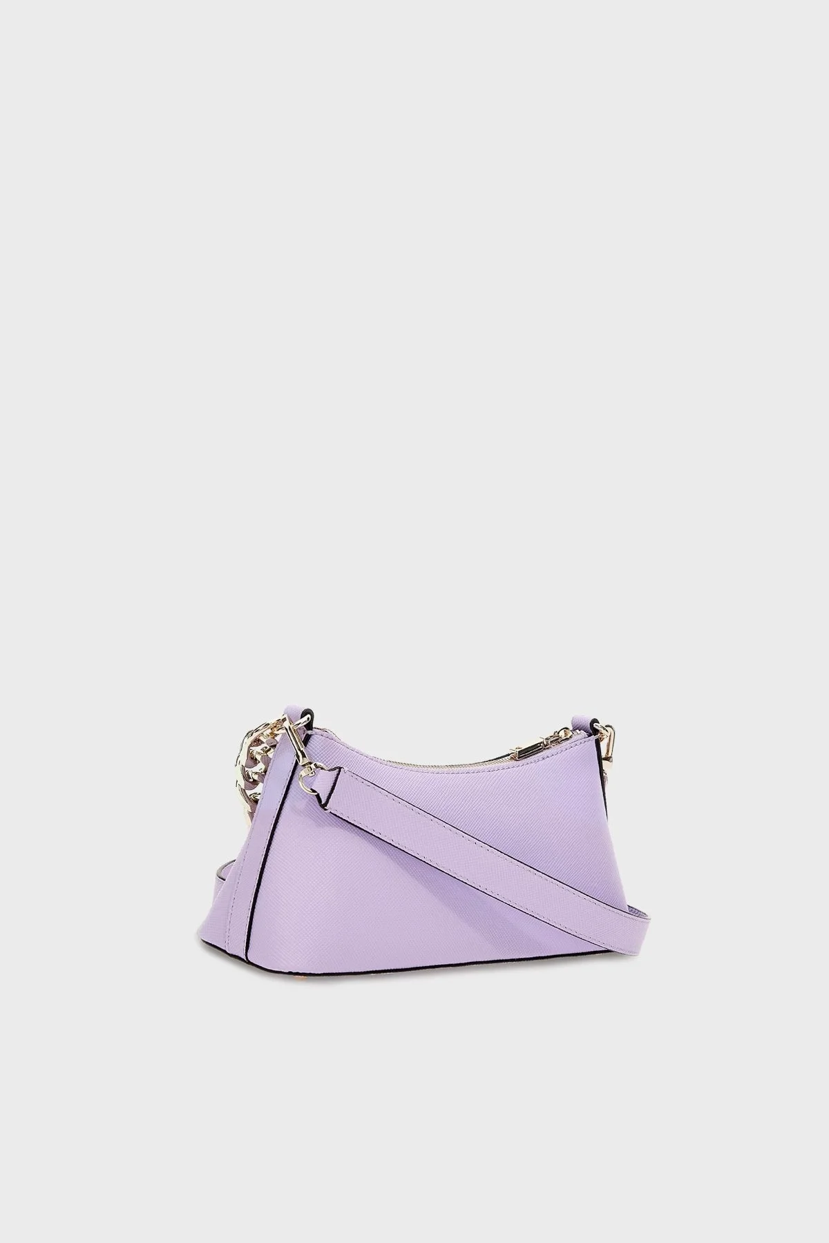 Guess Logolu Zincir Detaylı Çıkarılabilir Askılı Matilde Bayan Çanta HWVG8755120 LAV LİLA - 4