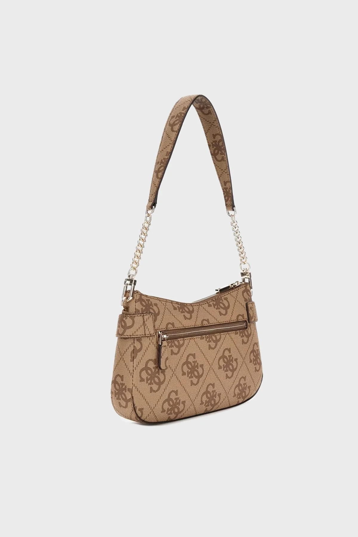 Guess Lorelei 4G Logo Baskılı Çıkarılabilir Zincir Askılı HWOS9639180 Bayan Çanta HWOS96 39180 LTL KAHVE - 5