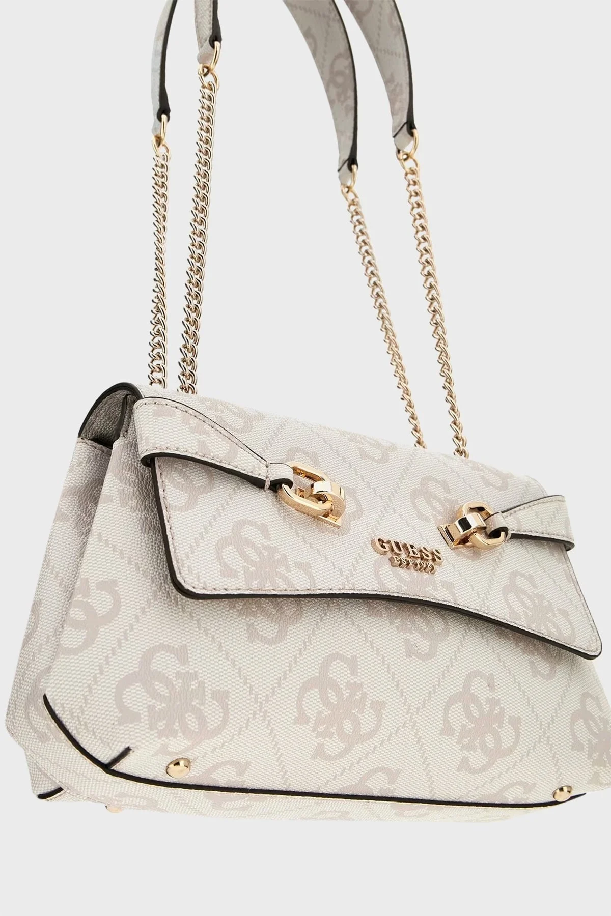 Guess Lorelei 4G Logolu Zincir Askılı HWOS9639210 Bayan Çanta HWOS96 39210 BNN BEYAZ - 7