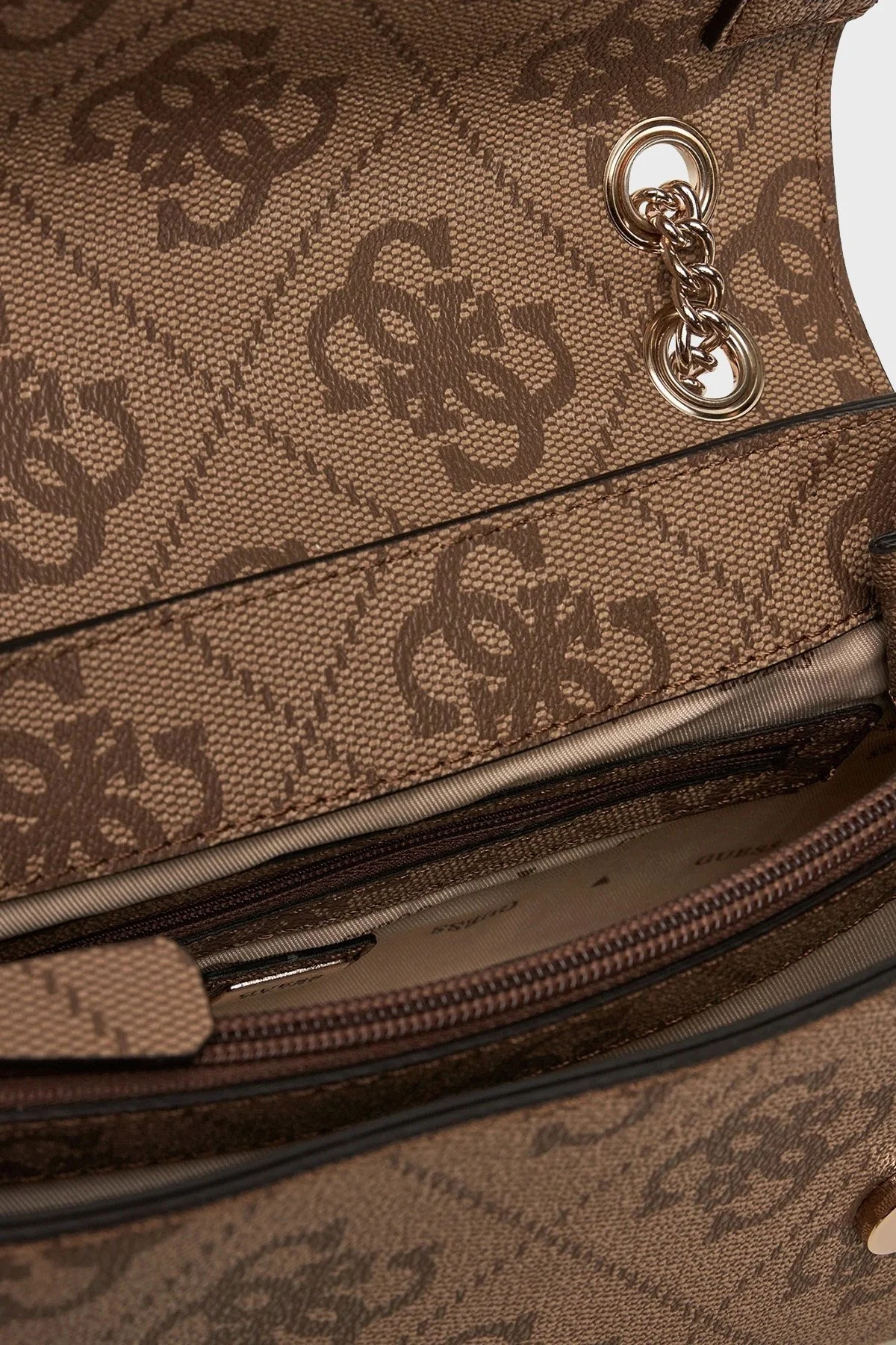 Guess Lorelei 4G Logolu Zincir Askılı HWOS9639210 Bayan Çanta HWOS96 39210 LTL KAHVE - 10