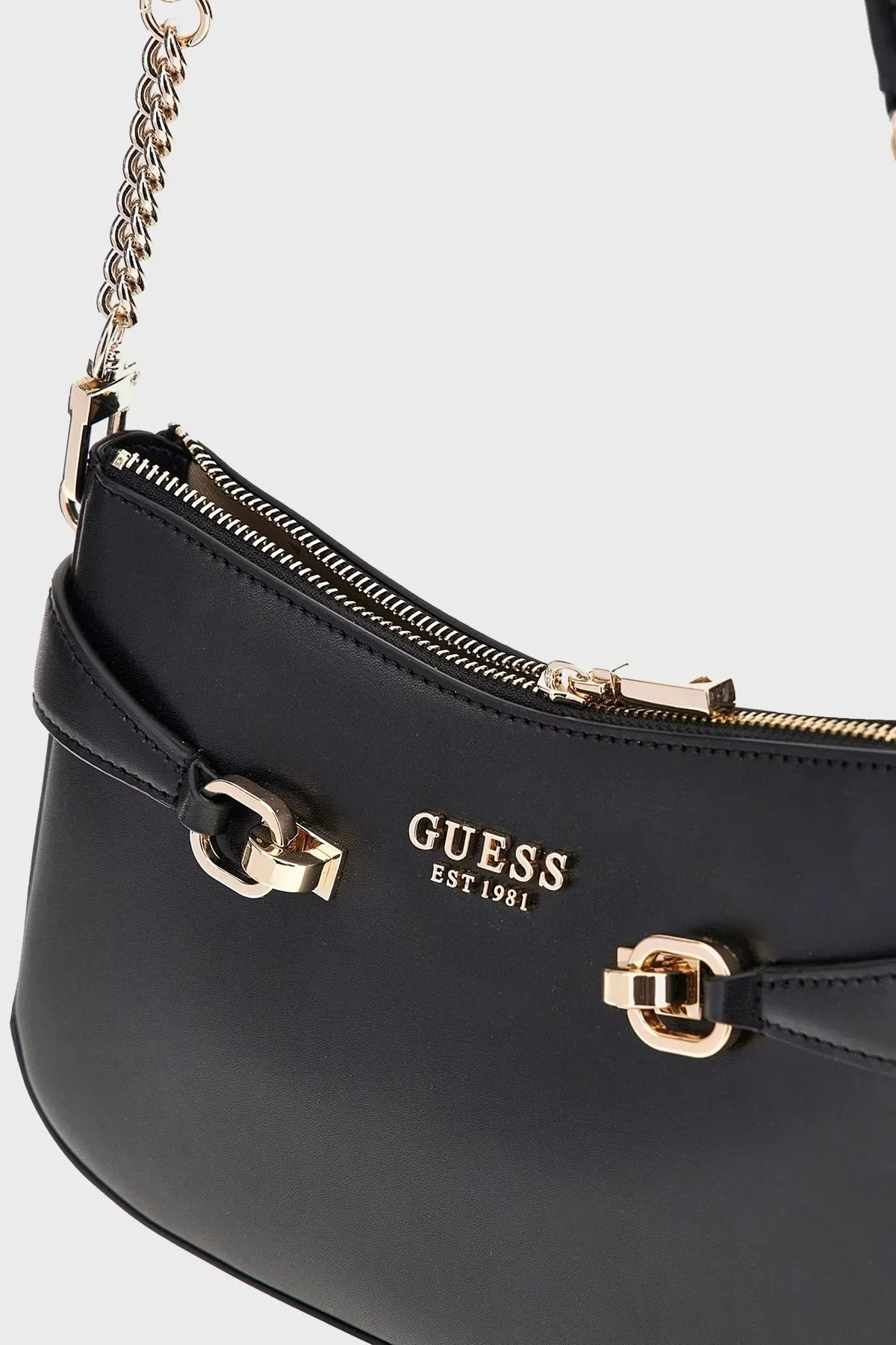 Guess Lorelei Logolu Çıkarılabilir Zincir Askılı HWVG9639180 Bayan Çanta HWVG96 39180 BLA SİYAH - 10