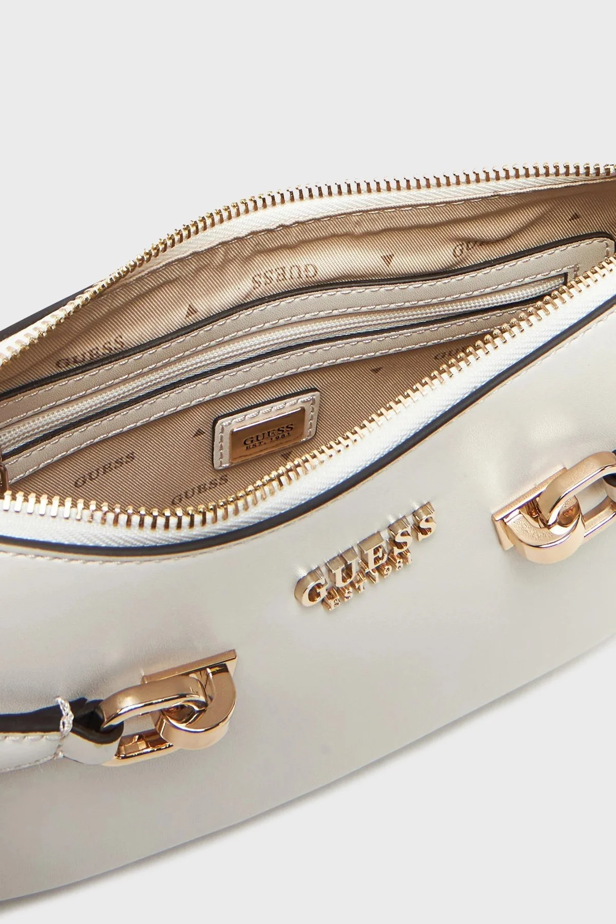 Guess Lorelei Logolu Çıkarılabilir Zincir Askılı HWVG9639180 Bayan Çanta HWVG96 39180 BON TAŞ - 7