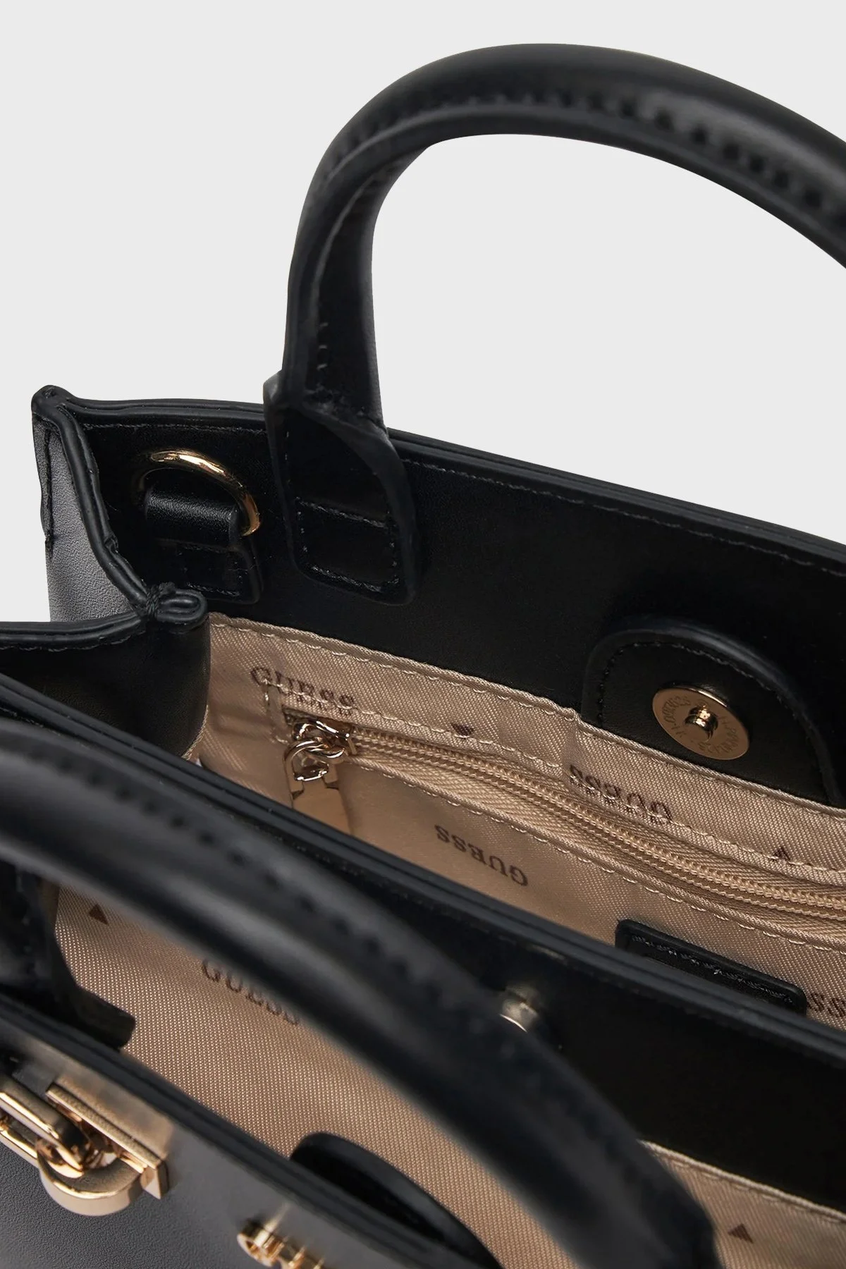 Guess Lorelei Logolu Çıkarılabilir Zincir Askılı HWVG9639760 Bayan Çanta HWVG96 39760 BLA SİYAH - 9