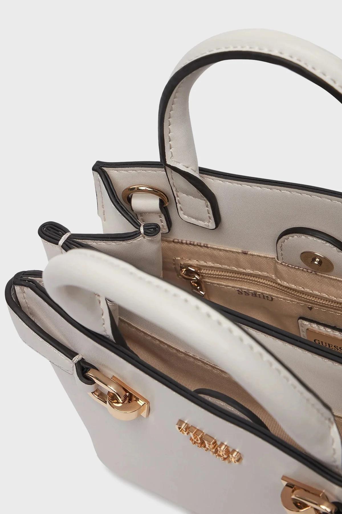 Guess Lorelei Logolu Çıkarılabilir Zincir Askılı HWVG9639760 Bayan Çanta HWVG96 39760 BON TAŞ - 8