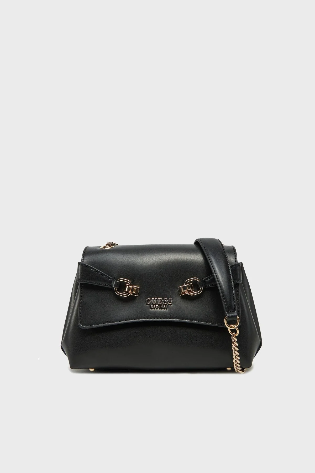 Guess Lorelei Logolu Zincir Askılı HWVG9639210 Bayan Çanta HWVG96 39210 BLA SİYAH - 5