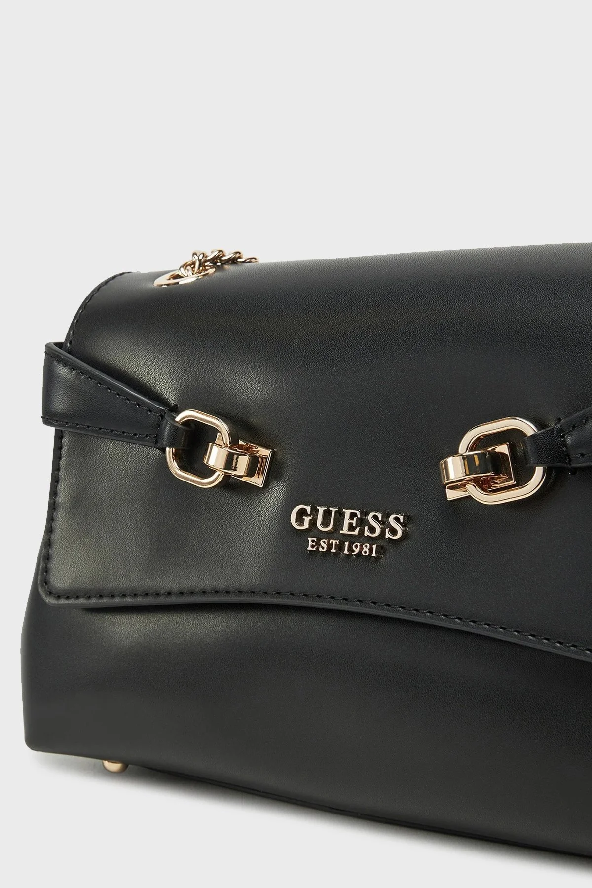 Guess Lorelei Logolu Zincir Askılı HWVG9639210 Bayan Çanta HWVG96 39210 BLA SİYAH - 7