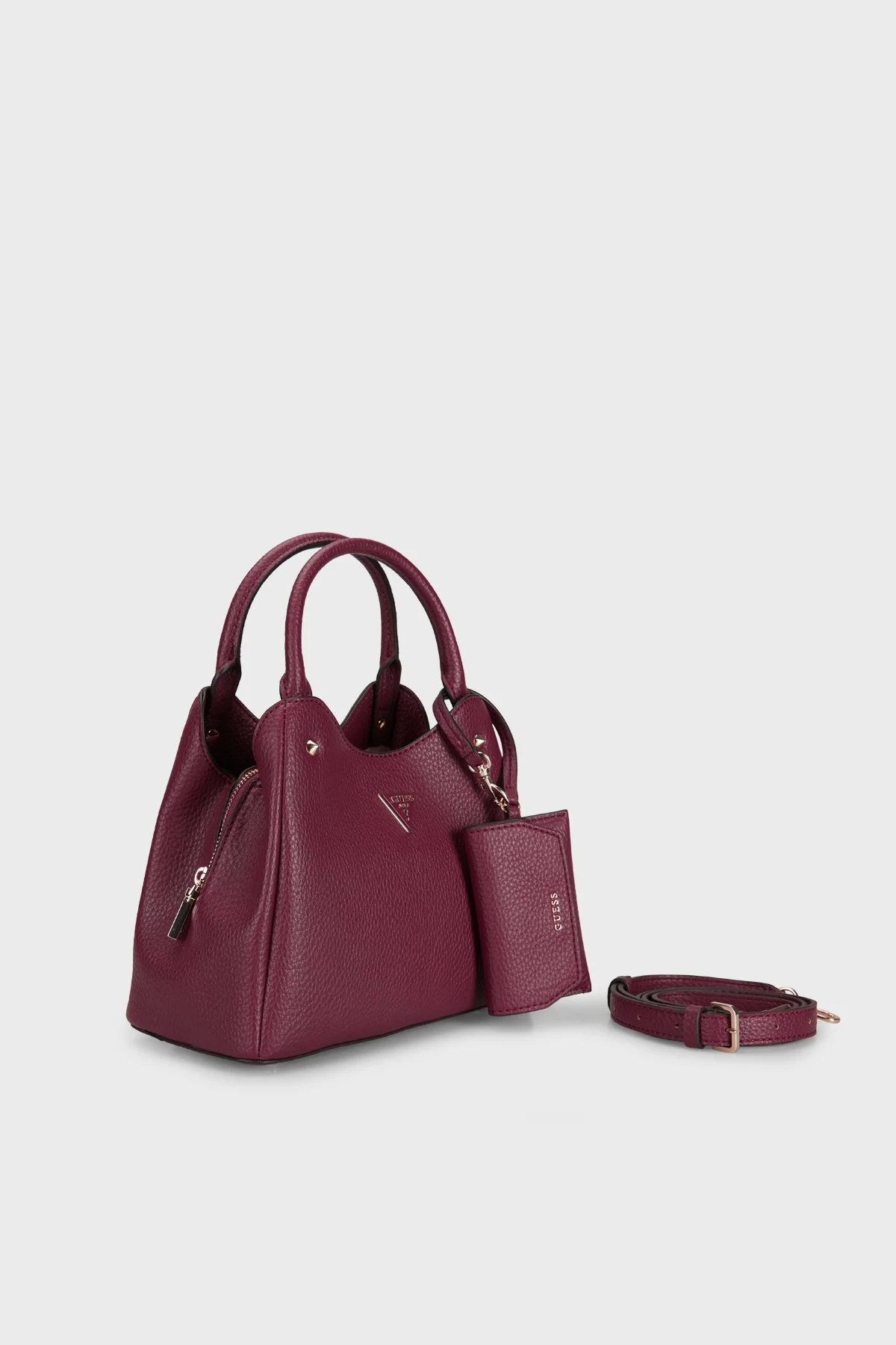 Guess Lorella Logolu Çıkarılabilir Askılı HWBG236220 Kadın Çanta HWBG23 6220 MER Bordo - 3