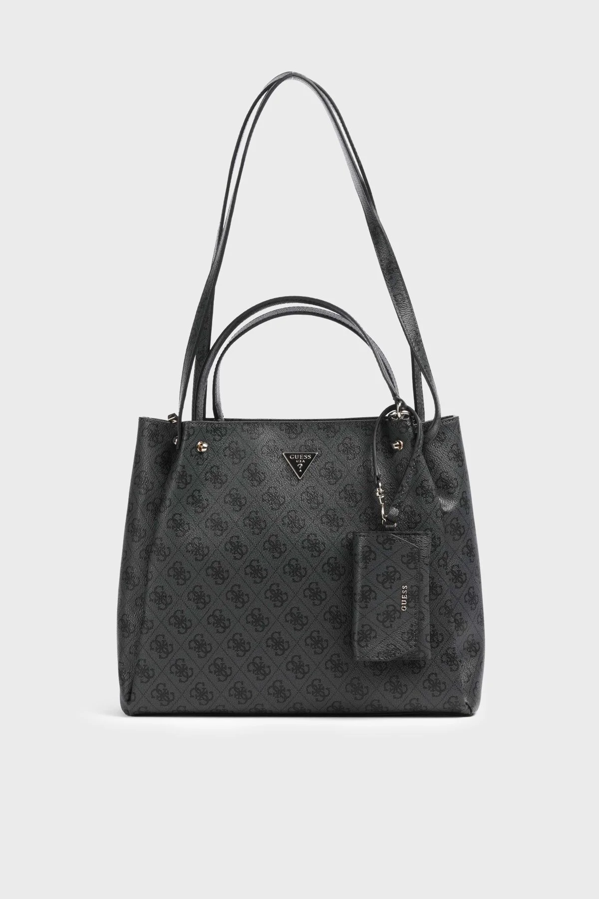 Guess Lorella Logolu Çıkarılabilir Askılı HWSG2484230 Kadın Çanta HWSG24 84230 CLO Antrasit - 1