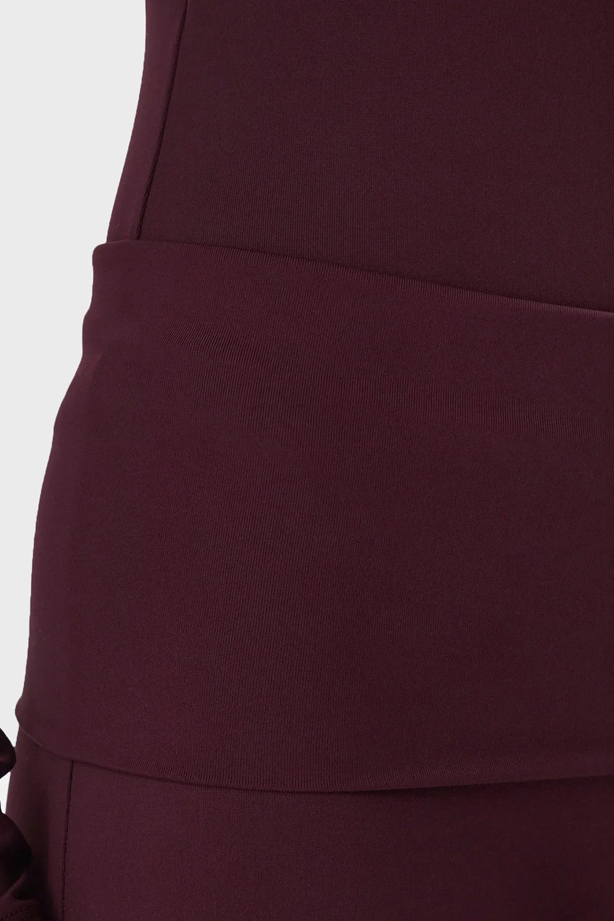 Guess Lotus Slim Fit Yüksek Bel Düz Paça V6YB24K4713 Kadın Pantolon V6YB24 K4713 RGP Bordo - 5