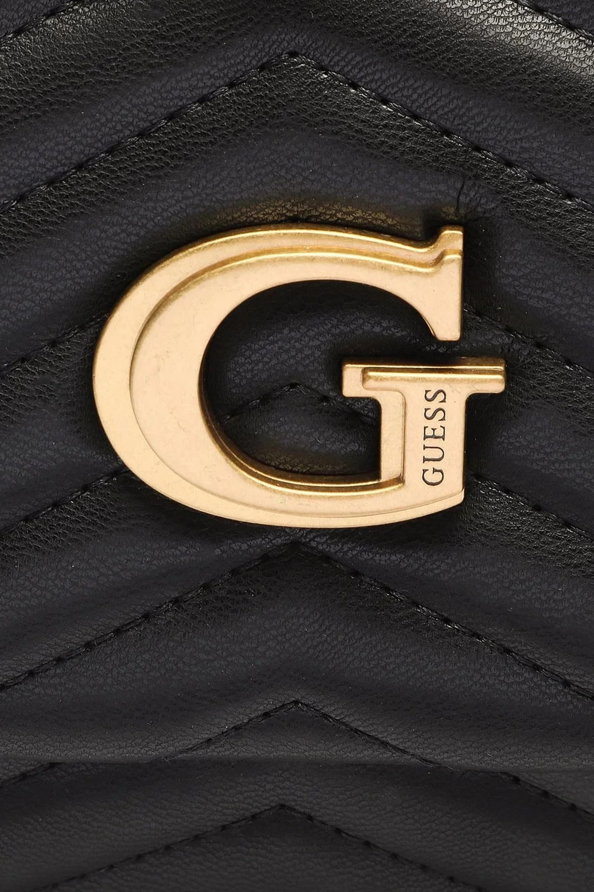 Guess Lovide Zincir Askılı Kapitone Bayan Çanta HWQB8976210 BLA SİYAH - 5