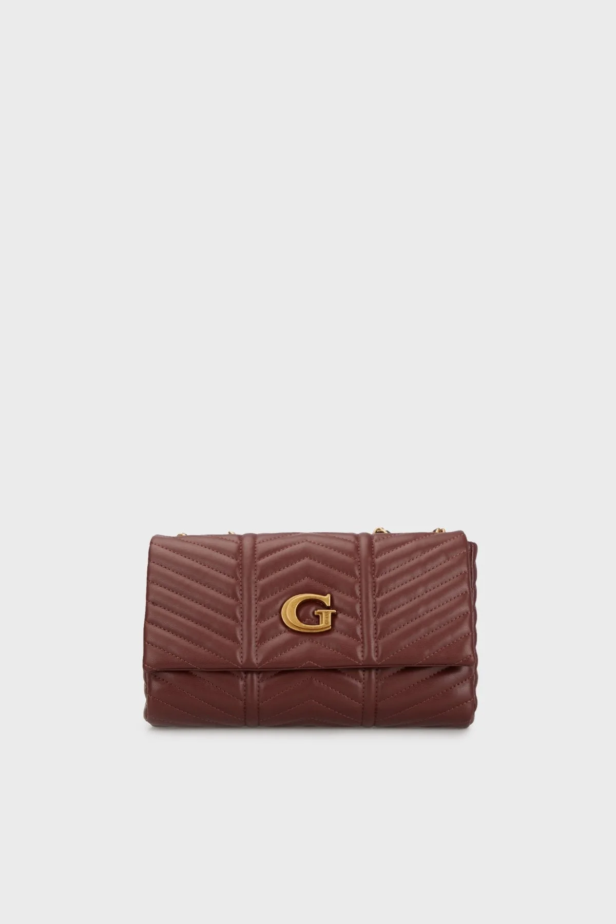 Guess Lovide Zincir Askılı Kapitone Bayan Çanta HWQB8976210 MER BORDO - 1