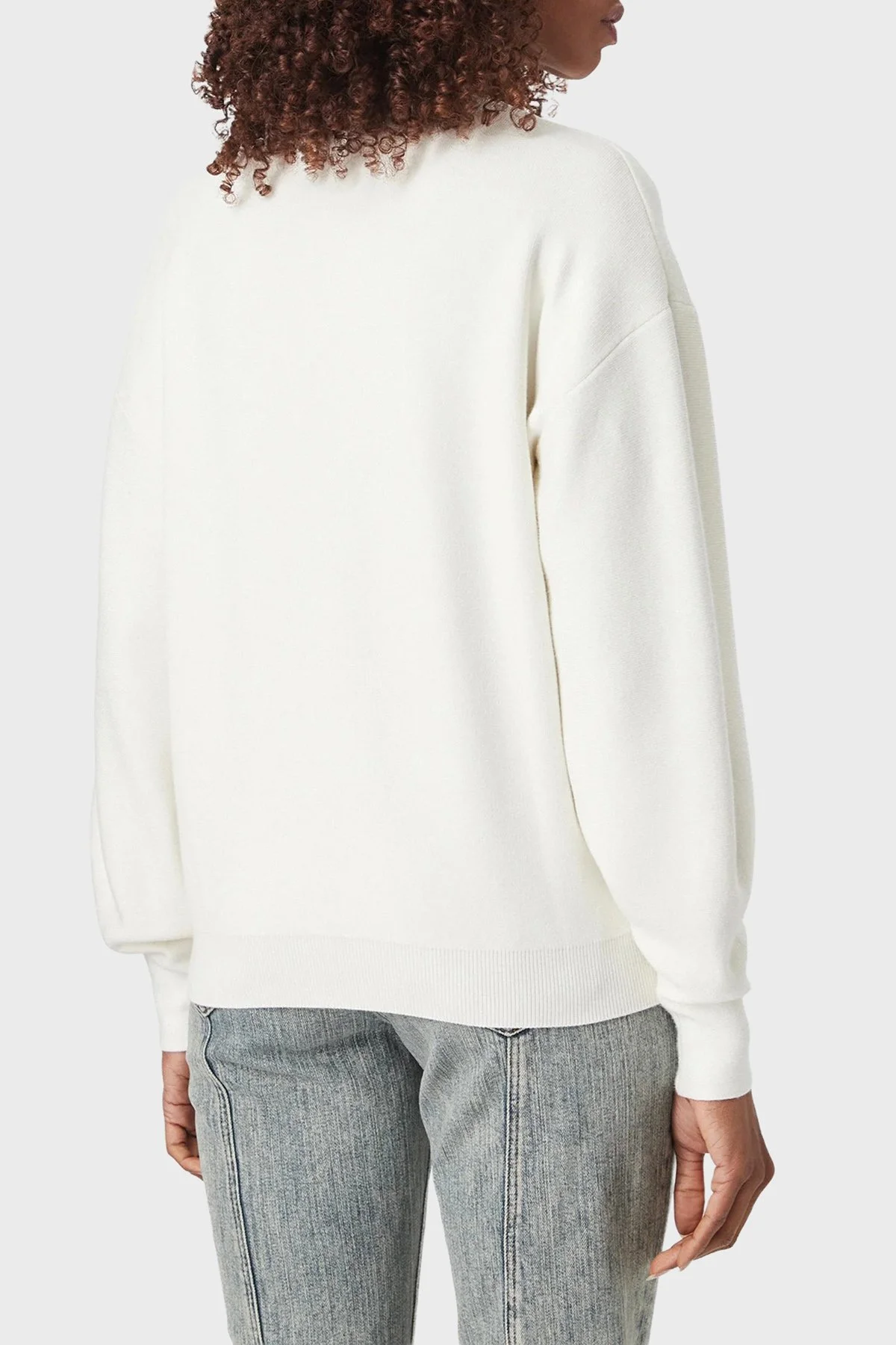 Guess Ls Cn Madeline Logo W6YR30Z0978 Kadın Kazak W6YR30 Z0978 G012 Beyaz - 3