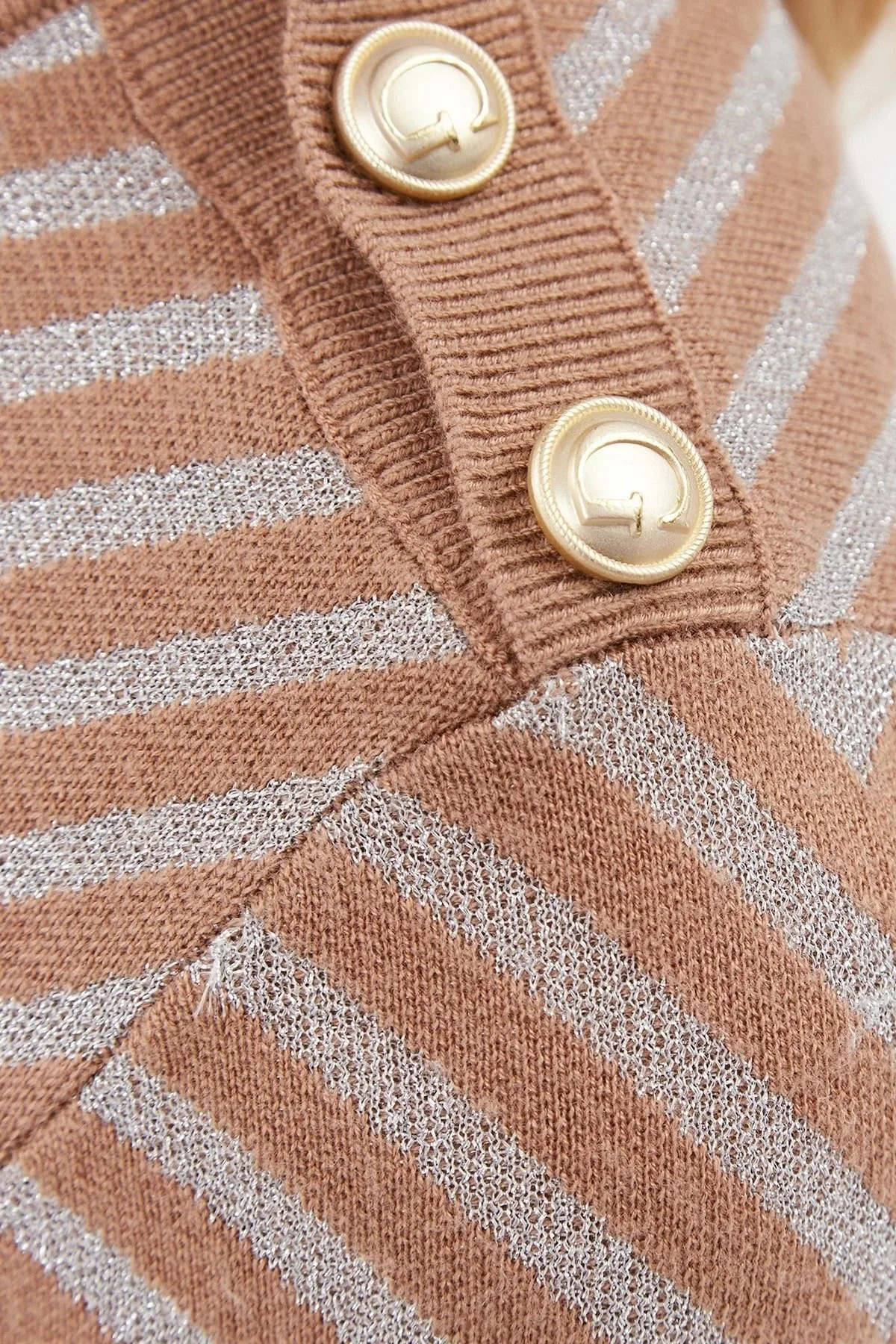 Guess Ls Rn Yün Karışımlı Slim Fit Bisiklet Yaka Bayan Kazak W3BR26Z3AE0 F1KK KAHVE - 5