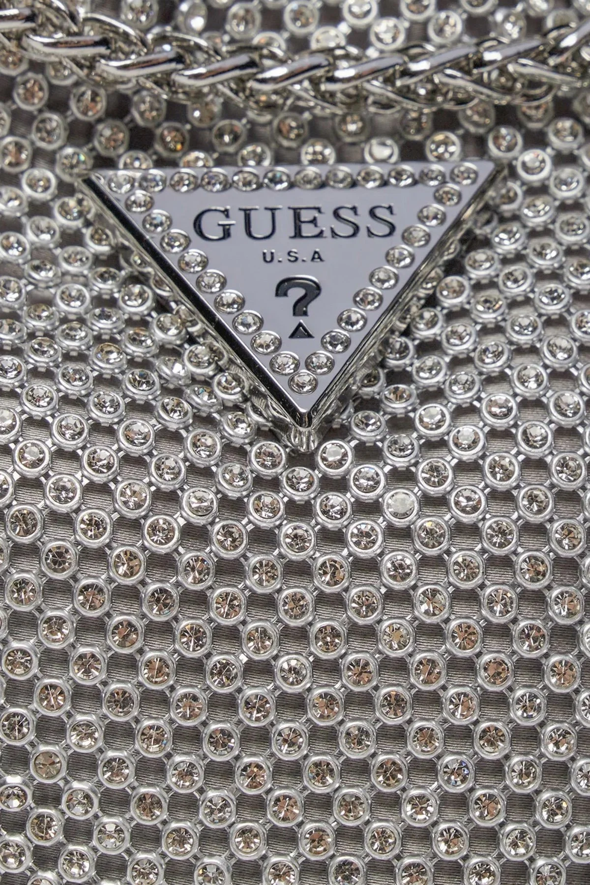 Guess Lua Logolu Elmas Desenli HWRY9205750 Bayan Çanta HWRY92 05750 SIL GÜMÜŞ - 5