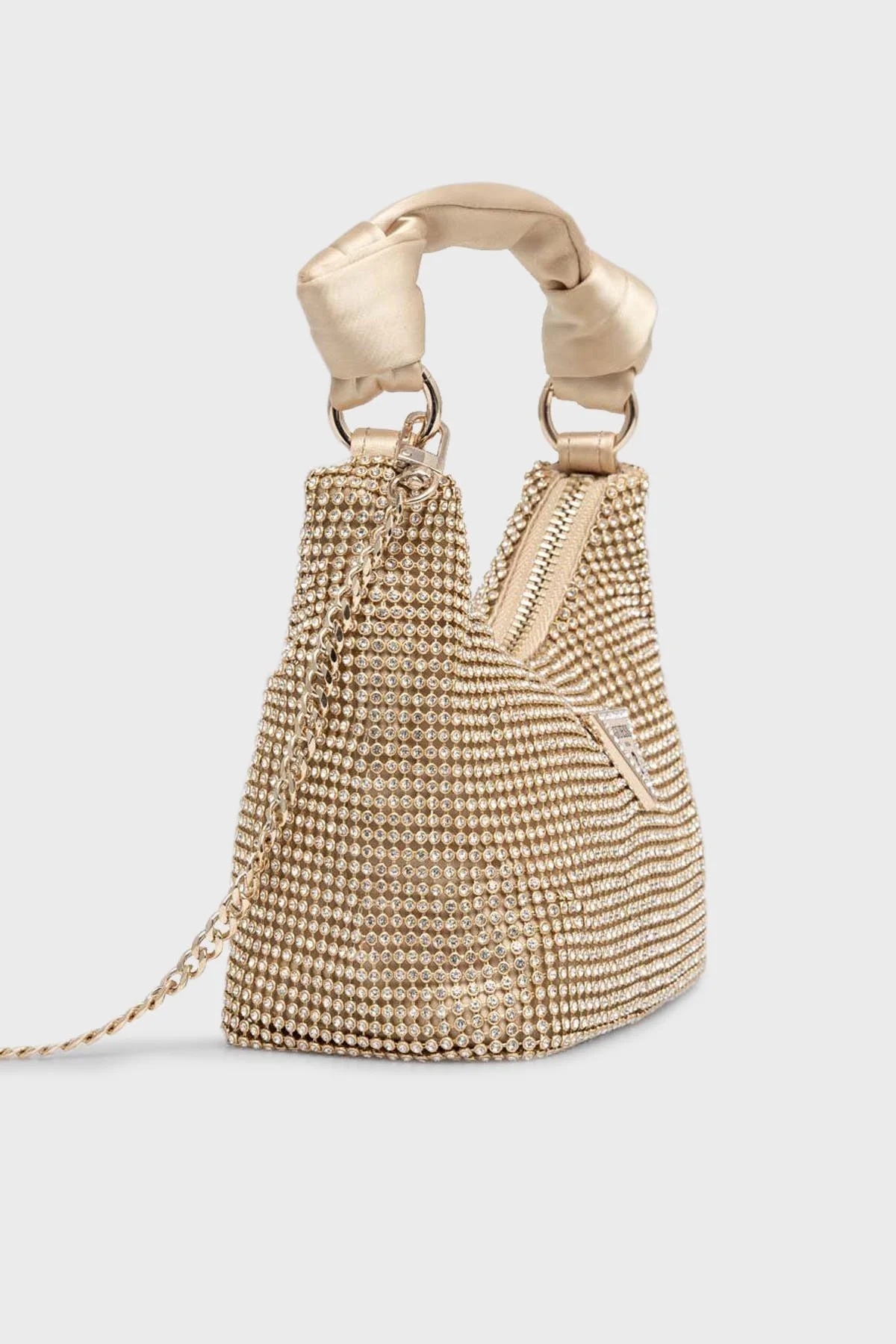 Guess Lua Logolu Tamamı Taşlı Çıkarılabilir Zincir Askılı HWRG9205730 Bayan Çanta HWRG9205730 GOL GOLD - 2