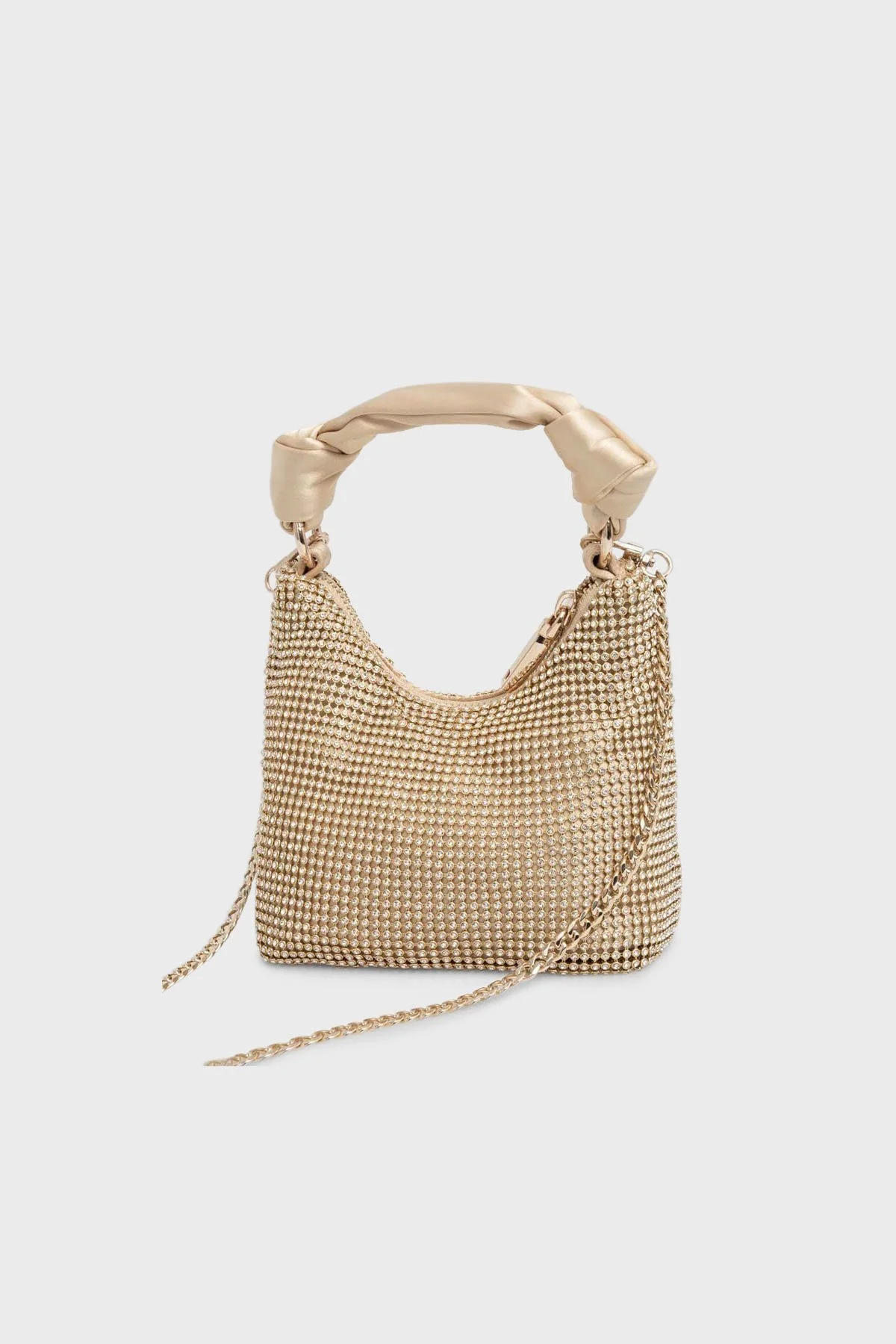 Guess Lua Logolu Tamamı Taşlı Çıkarılabilir Zincir Askılı HWRG9205730 Bayan Çanta HWRG9205730 GOL GOLD - 3