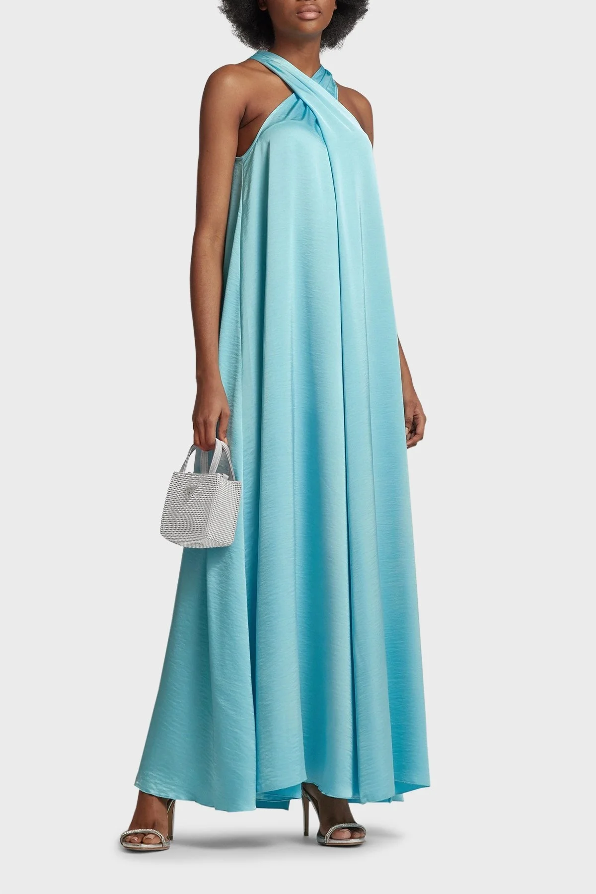 Guess Lua Logolu Tamamı Taşlı Çıkarılabilir Zincir Askılı HWRY9205770 Bayan Çanta HWRY9205770 SIL GÜMÜŞ - 2