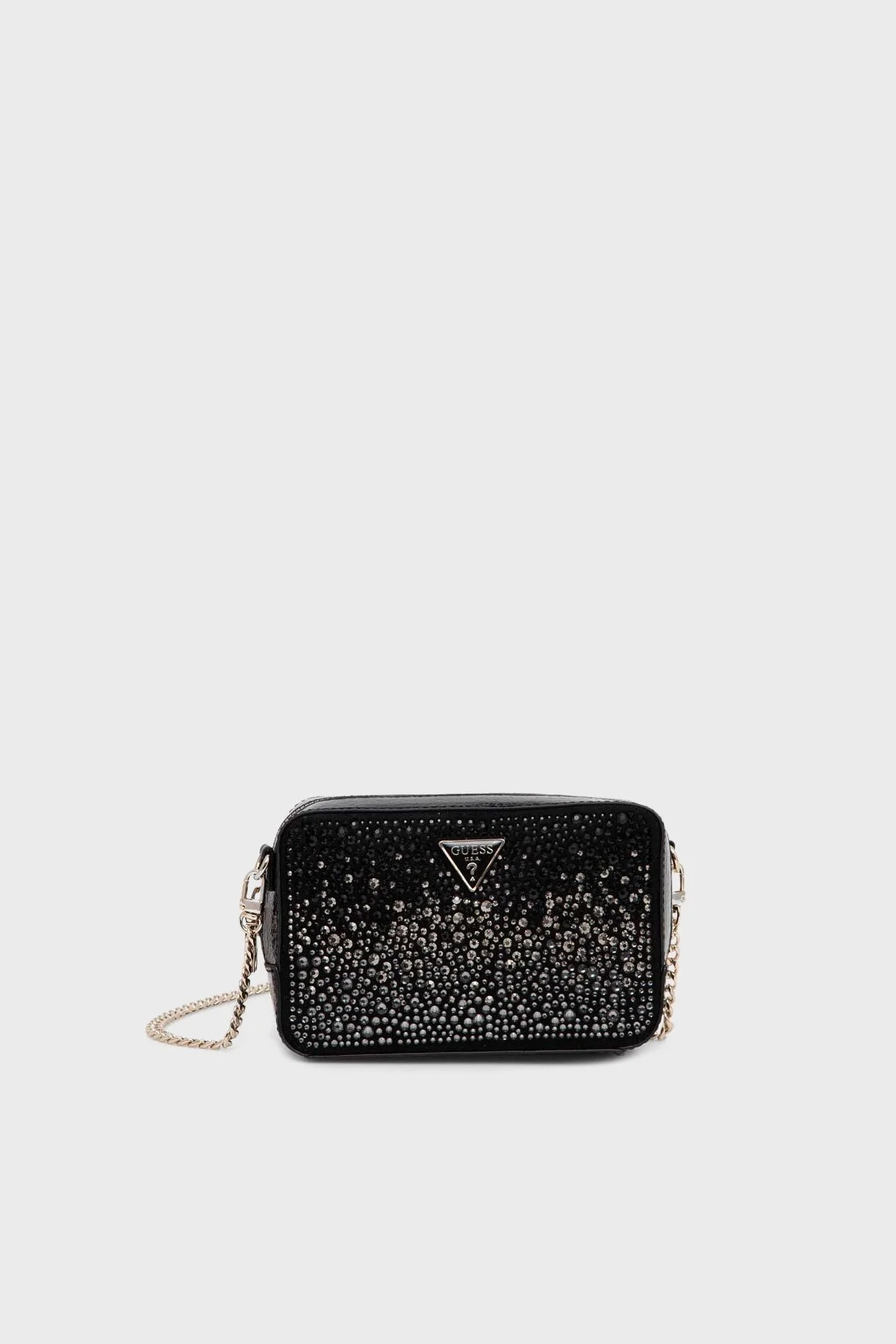 Guess Lua Taşlı Zincir Askılı HWEG9205740BLA Bayan Çanta HWEG9205740 BLA SİYAH - 1