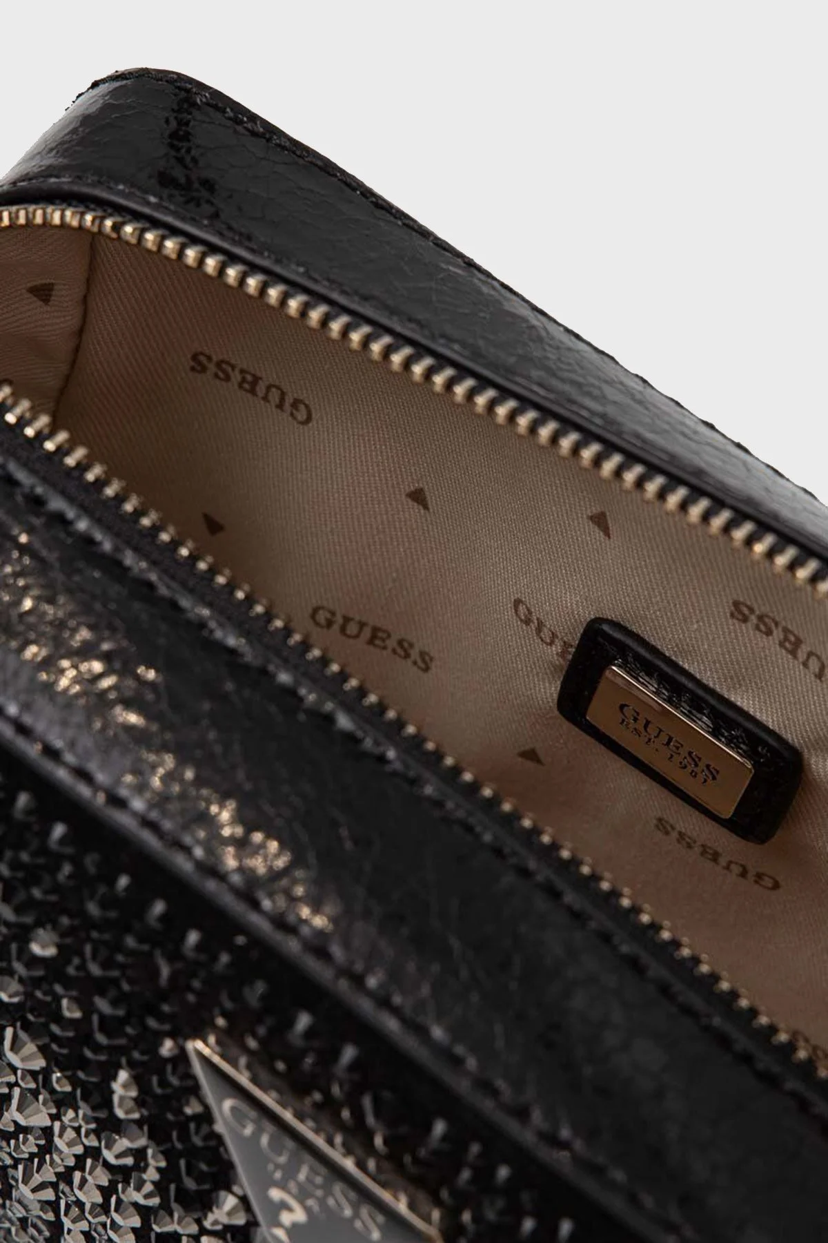 Guess Lua Taşlı Zincir Askılı HWEG9205740BLA Bayan Çanta HWEG9205740 BLA SİYAH - 3