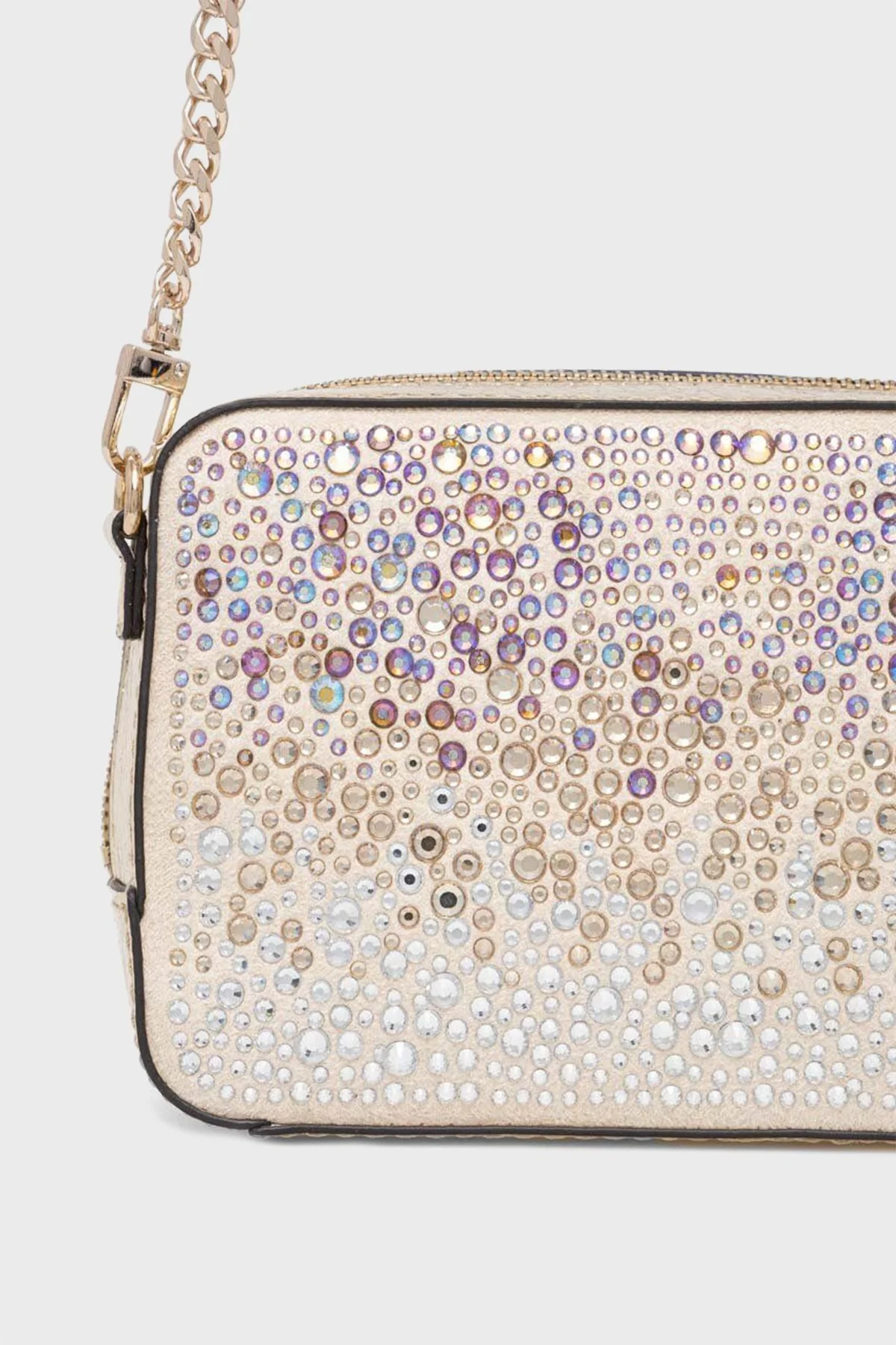 Guess Lua Taşlı Zincir Askılı HWEG9205740GOL Bayan Çanta HWEG9205740 GOL GOLD - 3