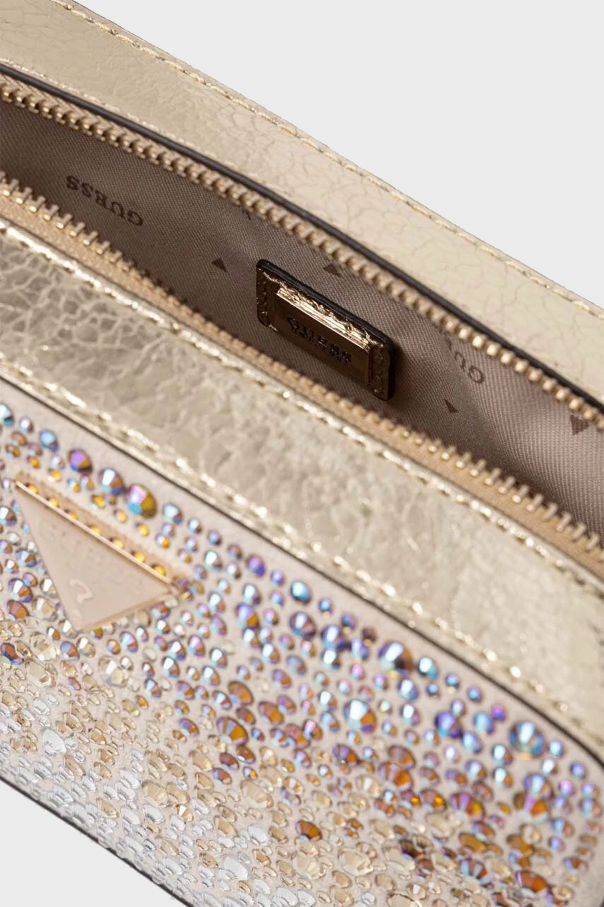 Guess Lua Taşlı Zincir Askılı HWEG9205740GOL Bayan Çanta HWEG9205740 GOL GOLD - 5