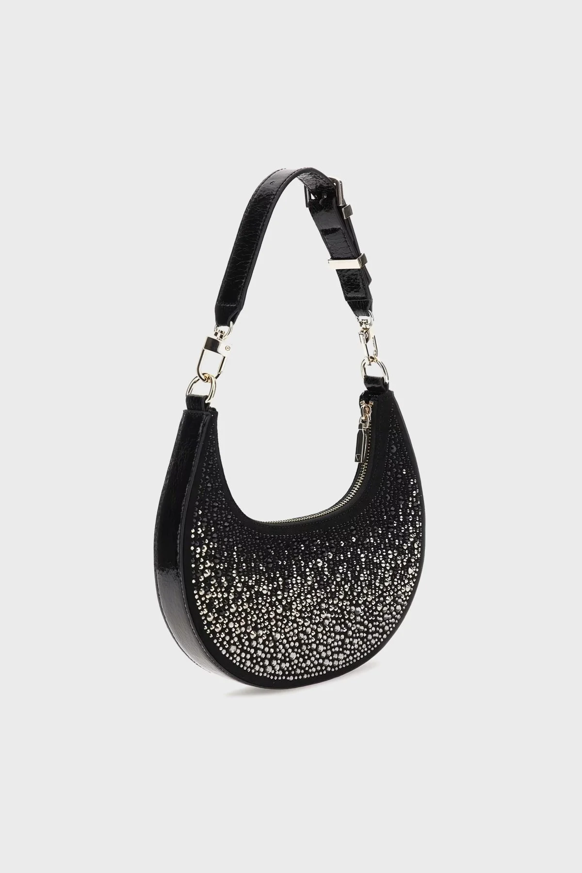 Guess Lua Yapay Elmas Taşlı Ayarlanabilir Askılı HWEG9205010BLA Bayan Çanta HWEG9205010 BLA SİYAH - 3